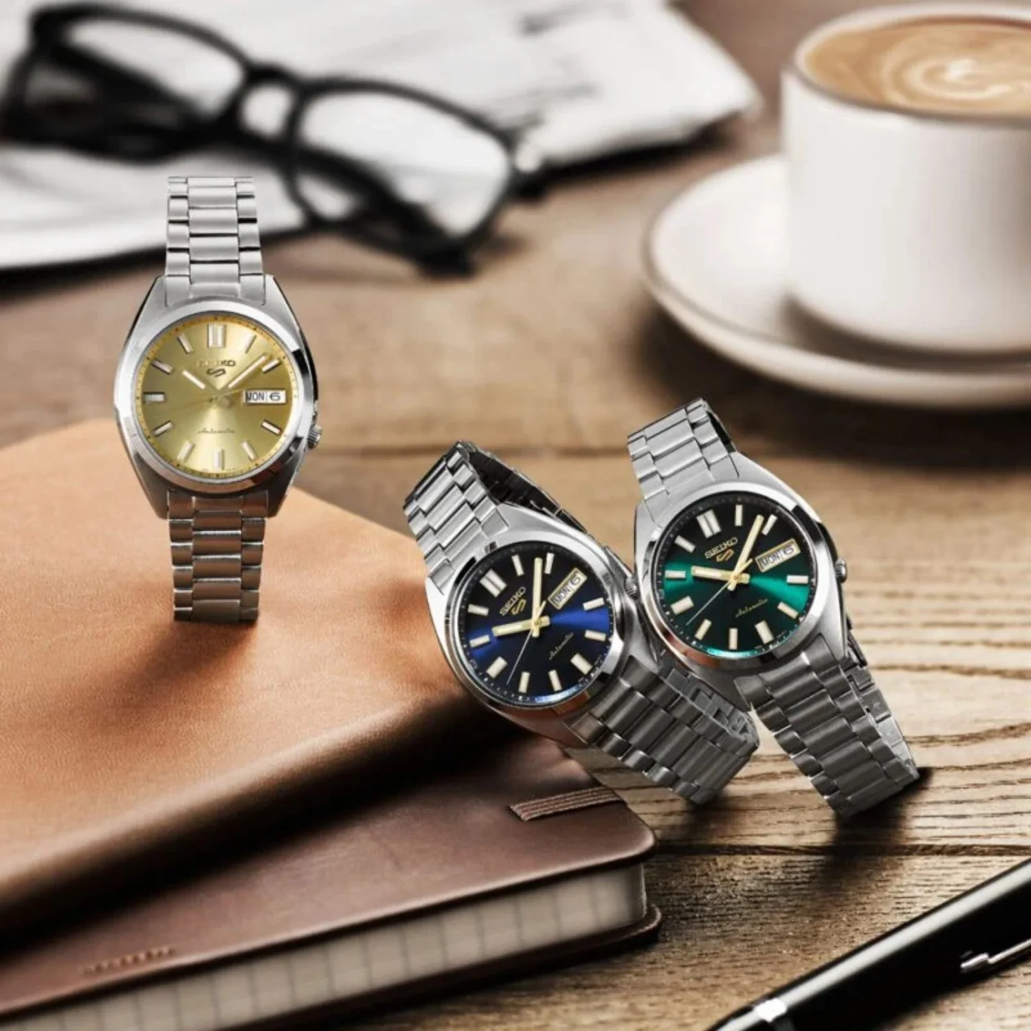 Seiko 5 Sports SNXS Vintage Gold Collection Automatic Watch SRPL57K1 - Image 3