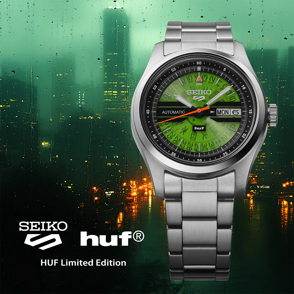 Seiko 5 Sports x HUF II LIMITED EDITION Watch SRPM09 - Image 6