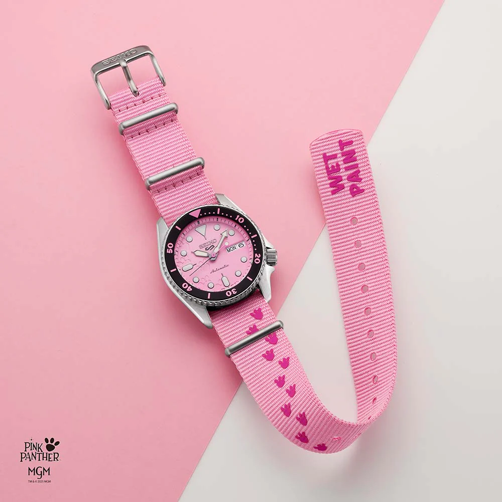 Seiko 5 Sports x Pink Panther LIMITED EDITION Automatic Watch SRPM07 - Image 3