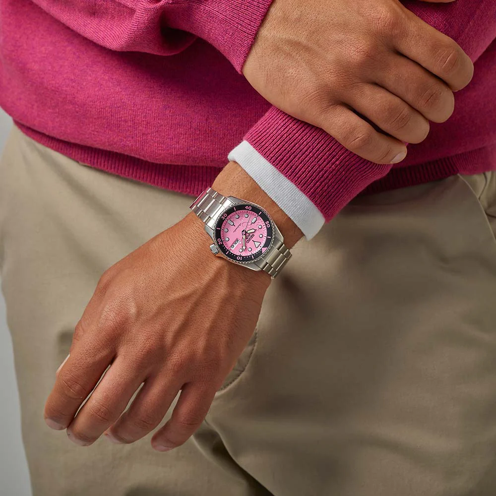 Seiko 5 Sports x Pink Panther LIMITED EDITION Automatic Watch SRPM07 - Image 5
