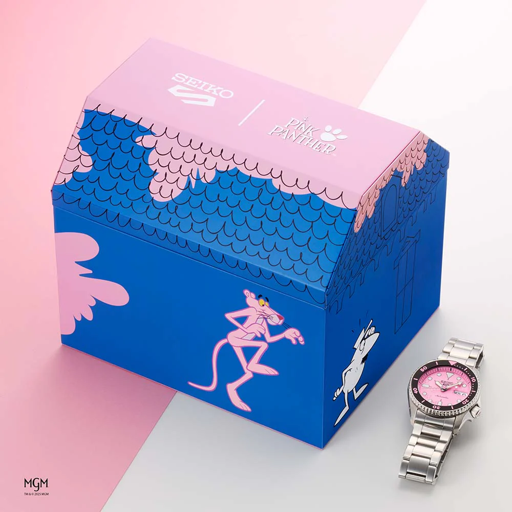 Seiko 5 Sports x Pink Panther LIMITED EDITION Automatic Watch SRPM07 - Image 7
