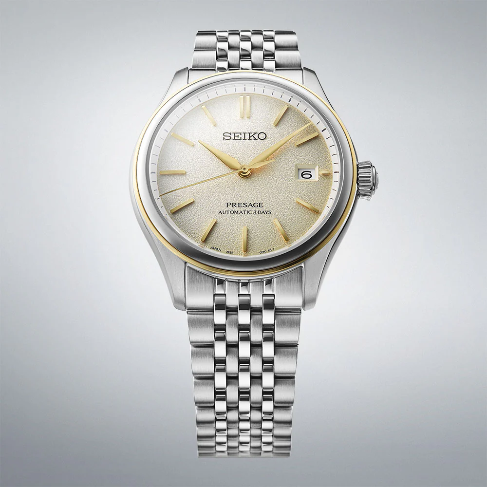 Seiko Presage Classic Series 'Cream Silk' Automatic 40.2mm Watch SPB478 - Image 3