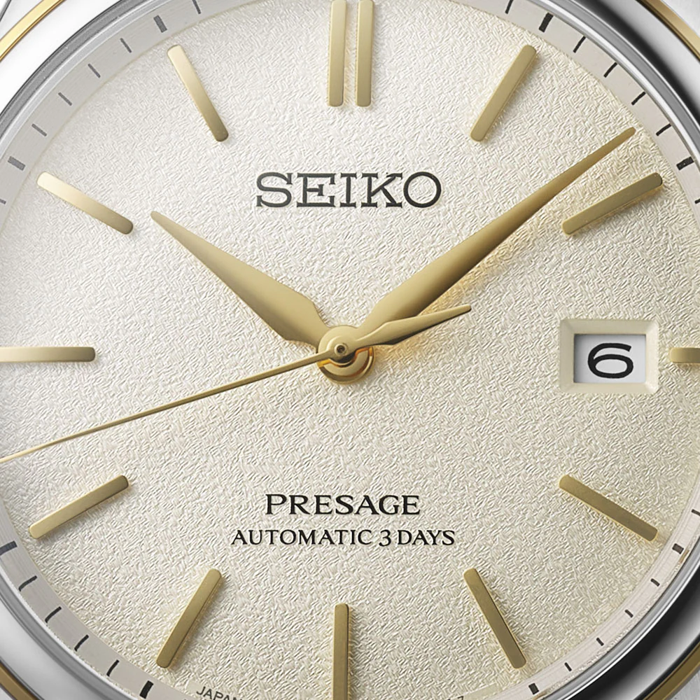 Seiko Presage Classic Series 'Cream Silk' Automatic 40.2mm Watch SPB478 - Image 4