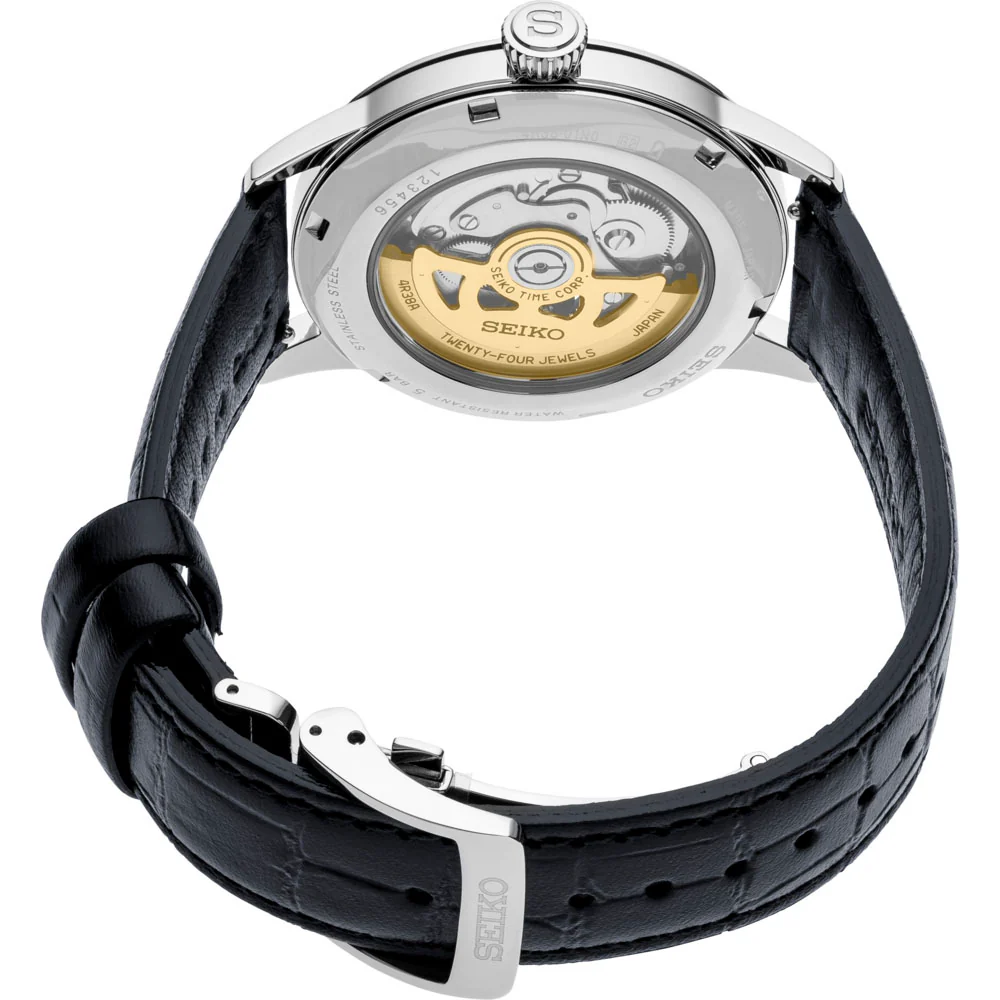 Seiko Presage Cocktail Time 'Blue Moon' Automatic 40.5mm Watch SSA405 - Image 3