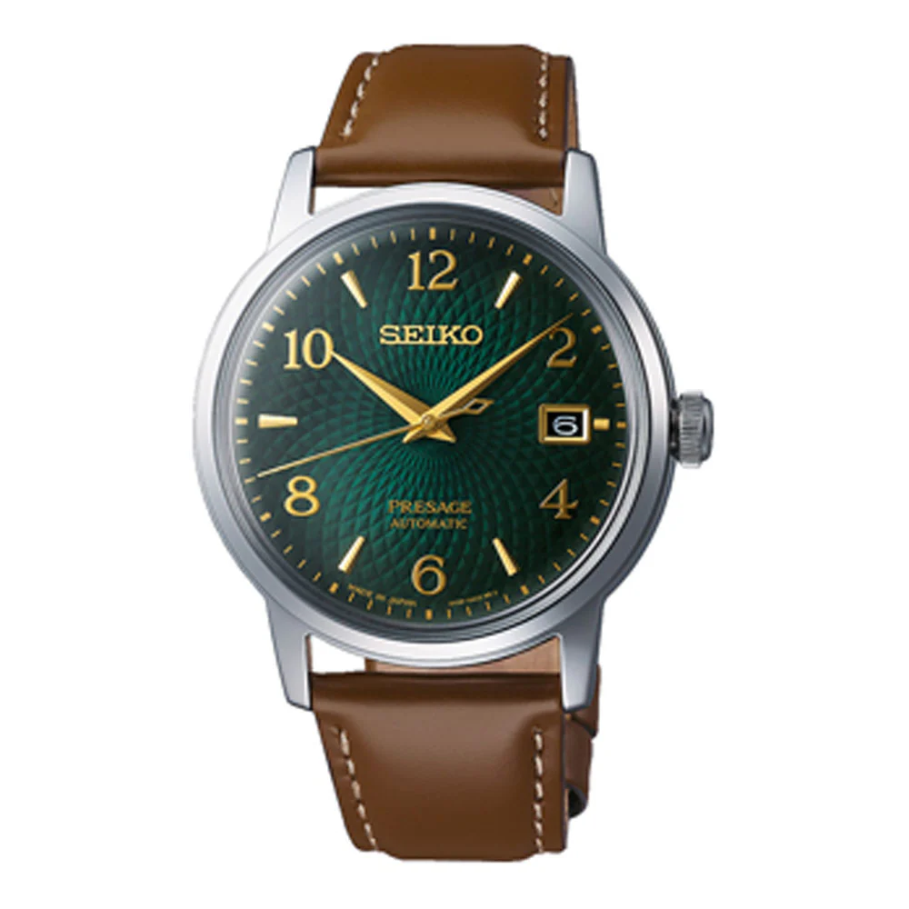 Seiko Presage Cocktail Time 'Mojito' Automatic 38.5mm Watch SRPE45