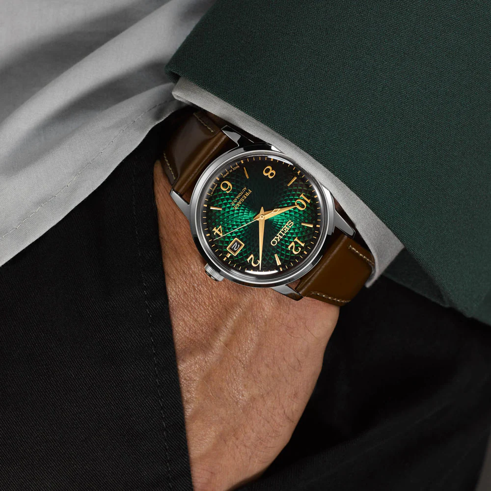Seiko Presage Cocktail Time 'Mojito' Automatic 38.5mm Watch SRPE45 - Image 2