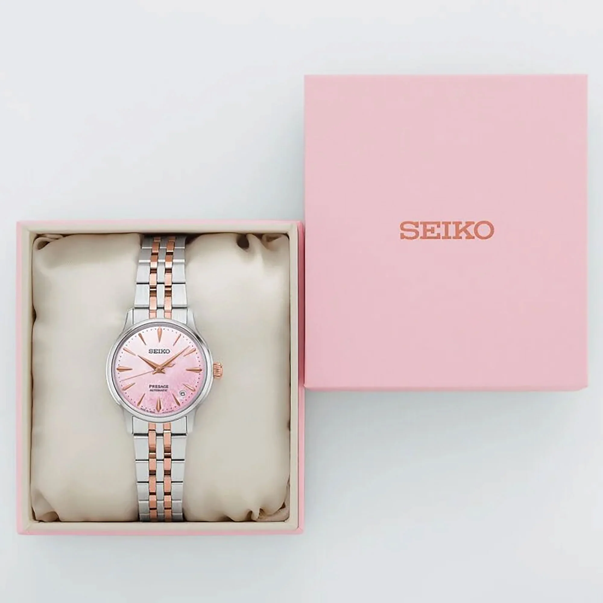 Seiko Presage ‘Springtime’ Cocktail Time Limited Edition 34mm Automatic Watch SRPM06J1 - Image 4