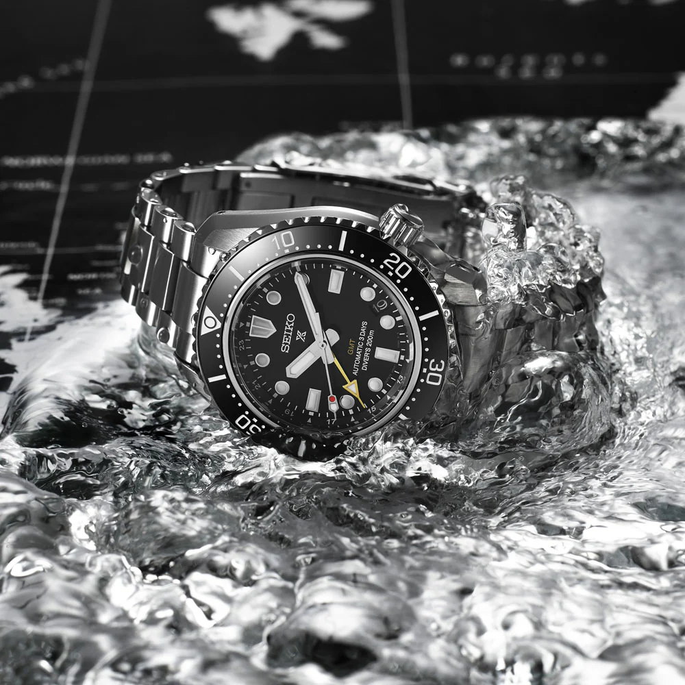 Seiko Prospex 1968 Heritage Diver’s GMT 'Dark Depths' 42mm Automatic Watch SPB383 - Image 4