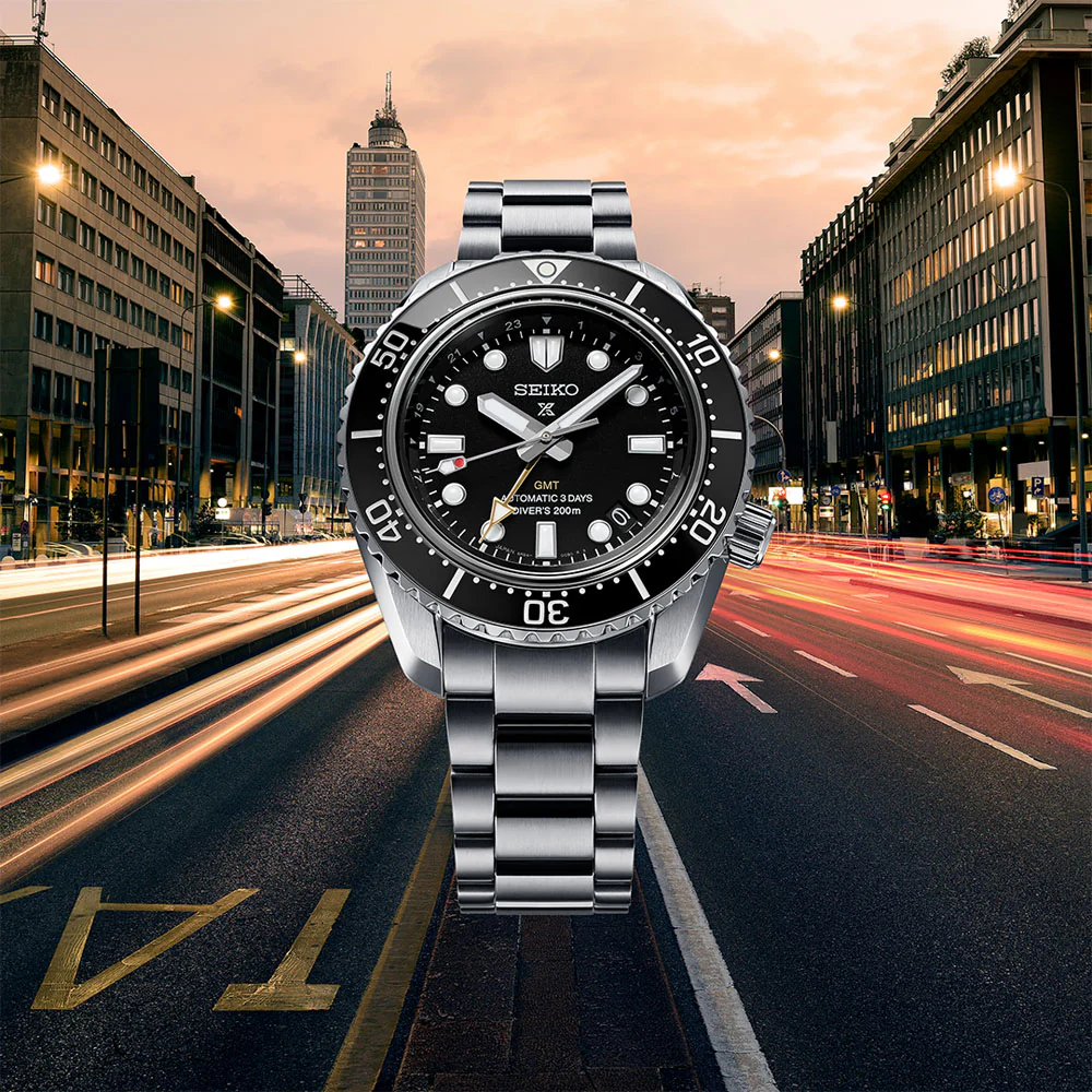 Seiko Prospex 1968 Heritage Diver’s GMT 'Dark Depths' 42mm Automatic Watch SPB383 - Image 5