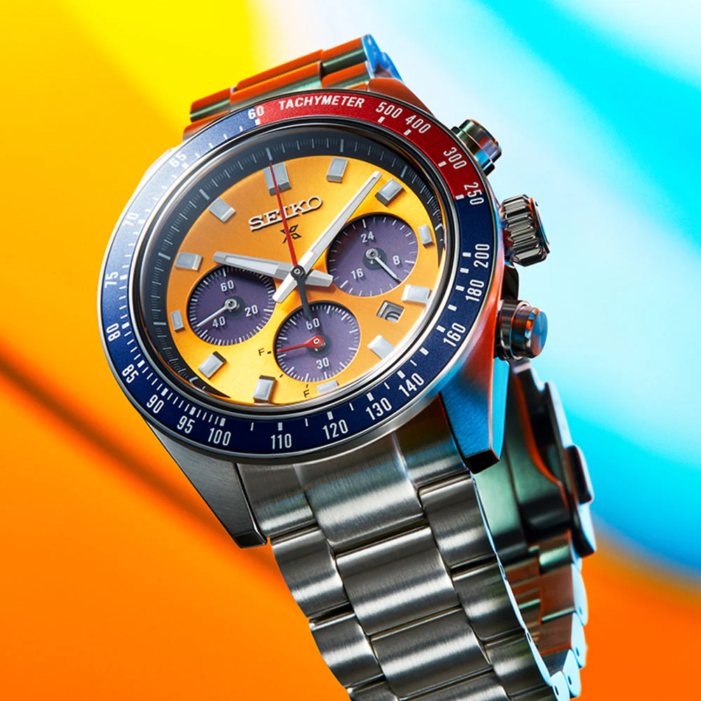 Seiko Prospex 1969 Re-Creation Solar Speedtimer 41.4mm Chronograph Watch SSC947 - Image 5