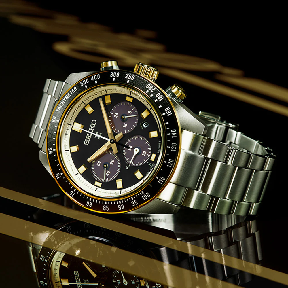 Seiko Prospex ‘Circuit Race’ Solar Speedtimer 41.4mm Chronograph Watch SSC941 - Image 5