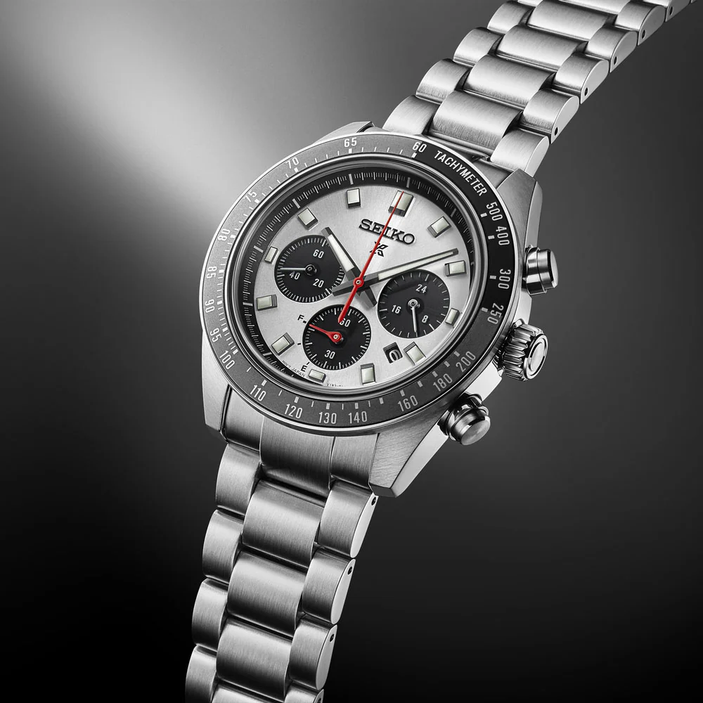 Seiko Prospex ‘Go Large’ Solar Speedtimer 41.4mm Chronograph Watch SSC911 - Image 3