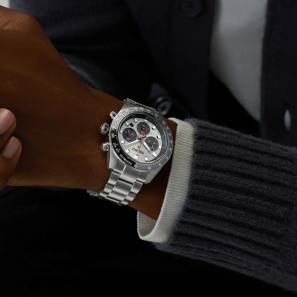 Seiko Prospex ‘Go Large’ Solar Speedtimer 41.4mm Chronograph Watch SSC911 - Image 5