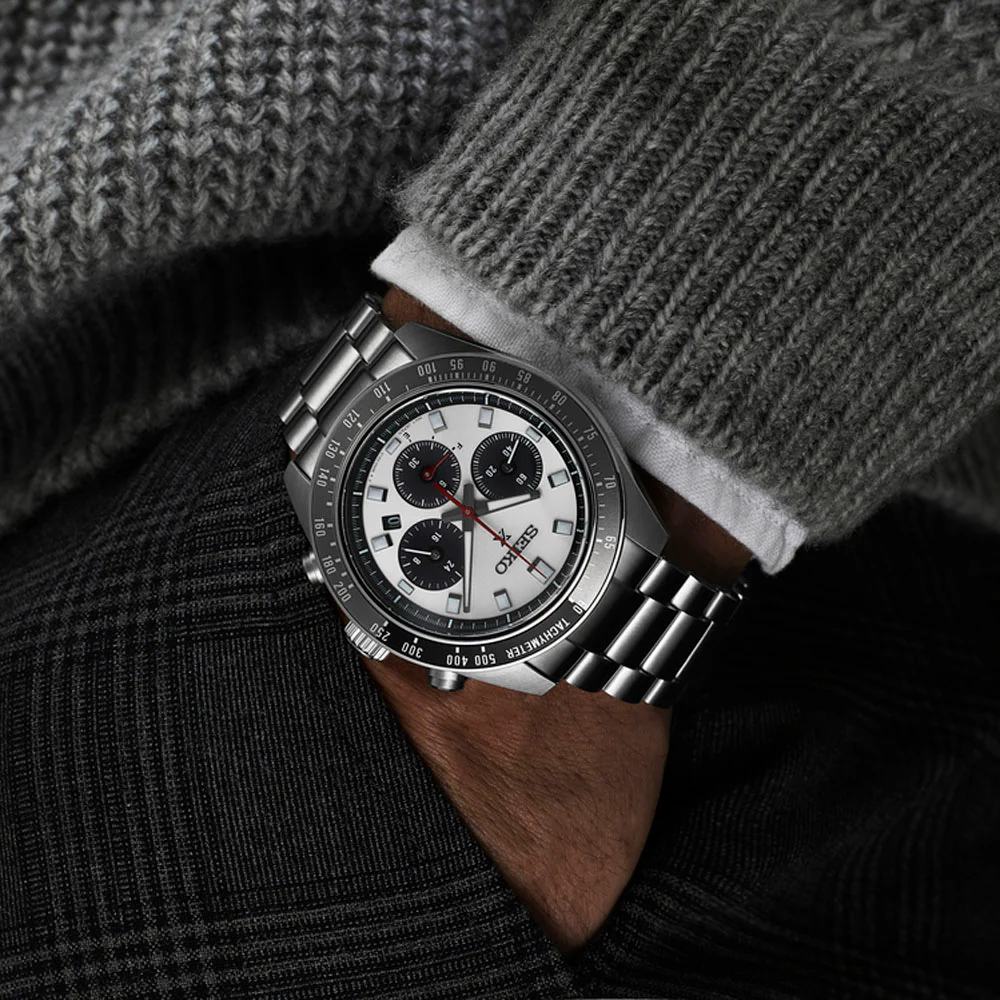 Seiko Prospex ‘Go Large’ Solar Speedtimer 41.4mm Chronograph Watch SSC911 - Image 6