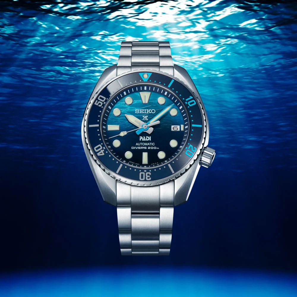 Seiko Prospex āGreat Blueā āSamuraiā Scuba PADI Special Edition 43.8mm Automatic Watch SRPJ93 - Image 5