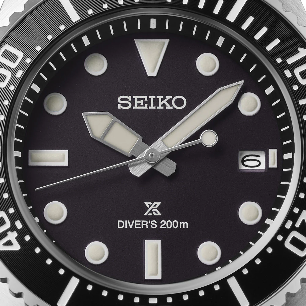 Seiko Prospex ‘Pure Black’ Diver 41mm Solar Watch SNE597 - Image 3