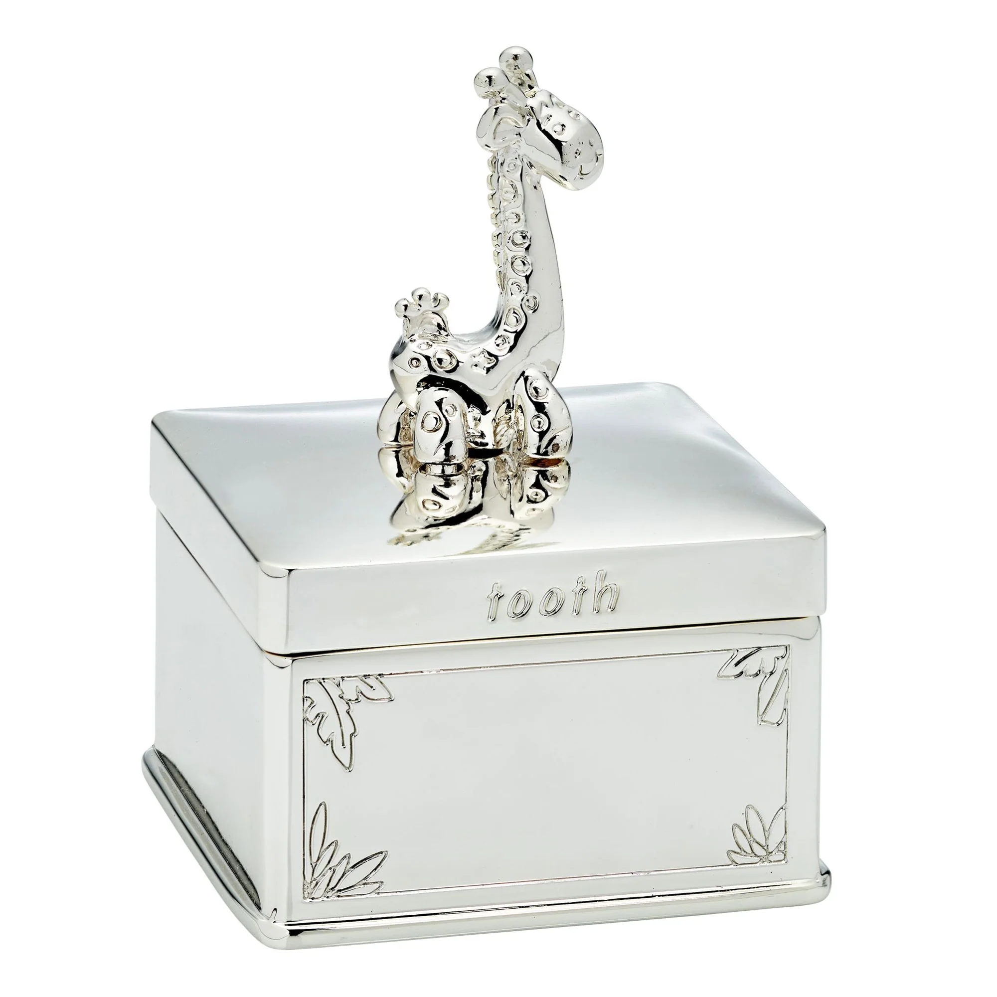 Silver Giraffe and Zebra Tooth and Curl Boxes - Image 2