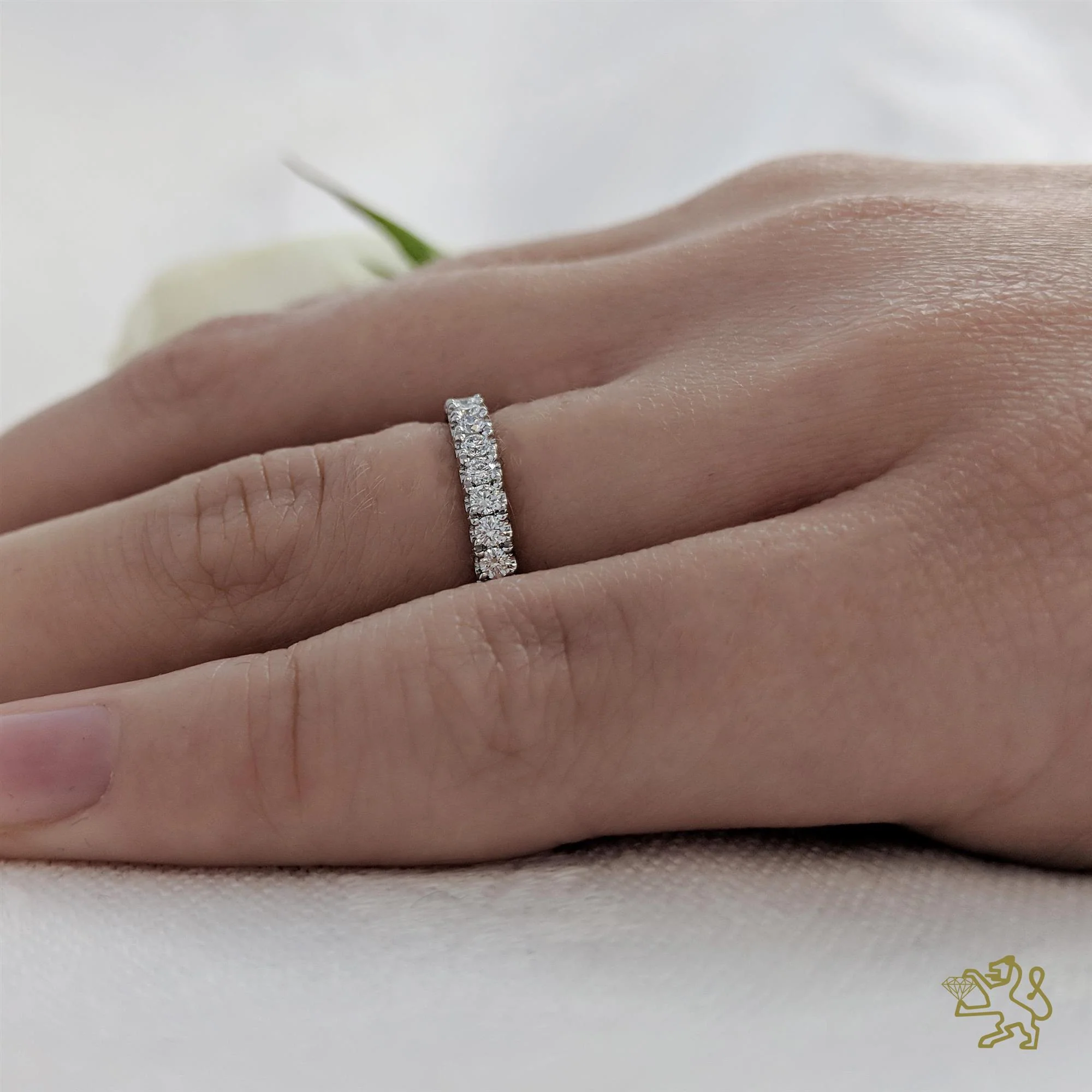 Skye Eternity Bridal 0.33ct Diamond Platinum Eternity Ring - Image 2