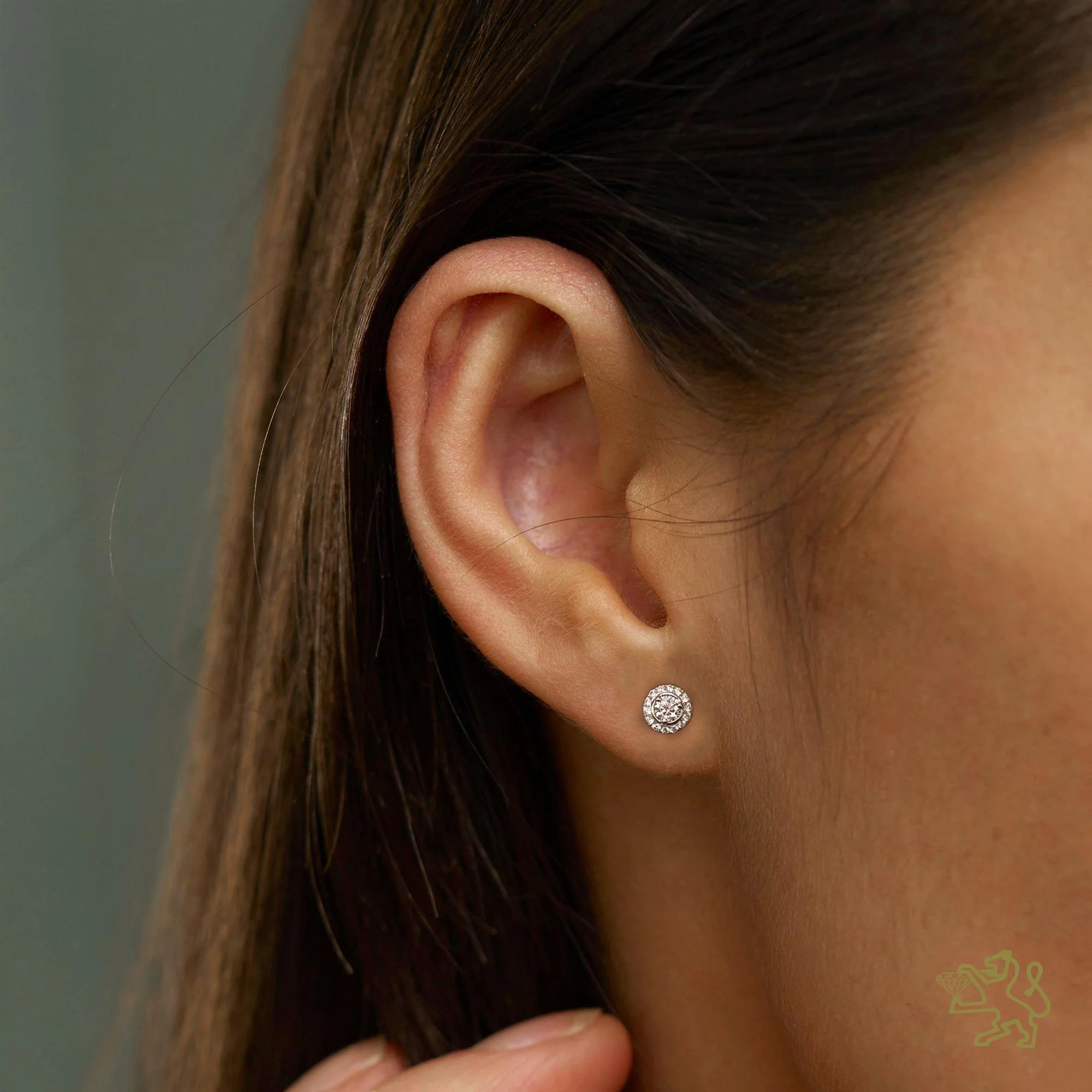 Skye 18W 0.26ct Diamond White Gold Earrings - Image 2