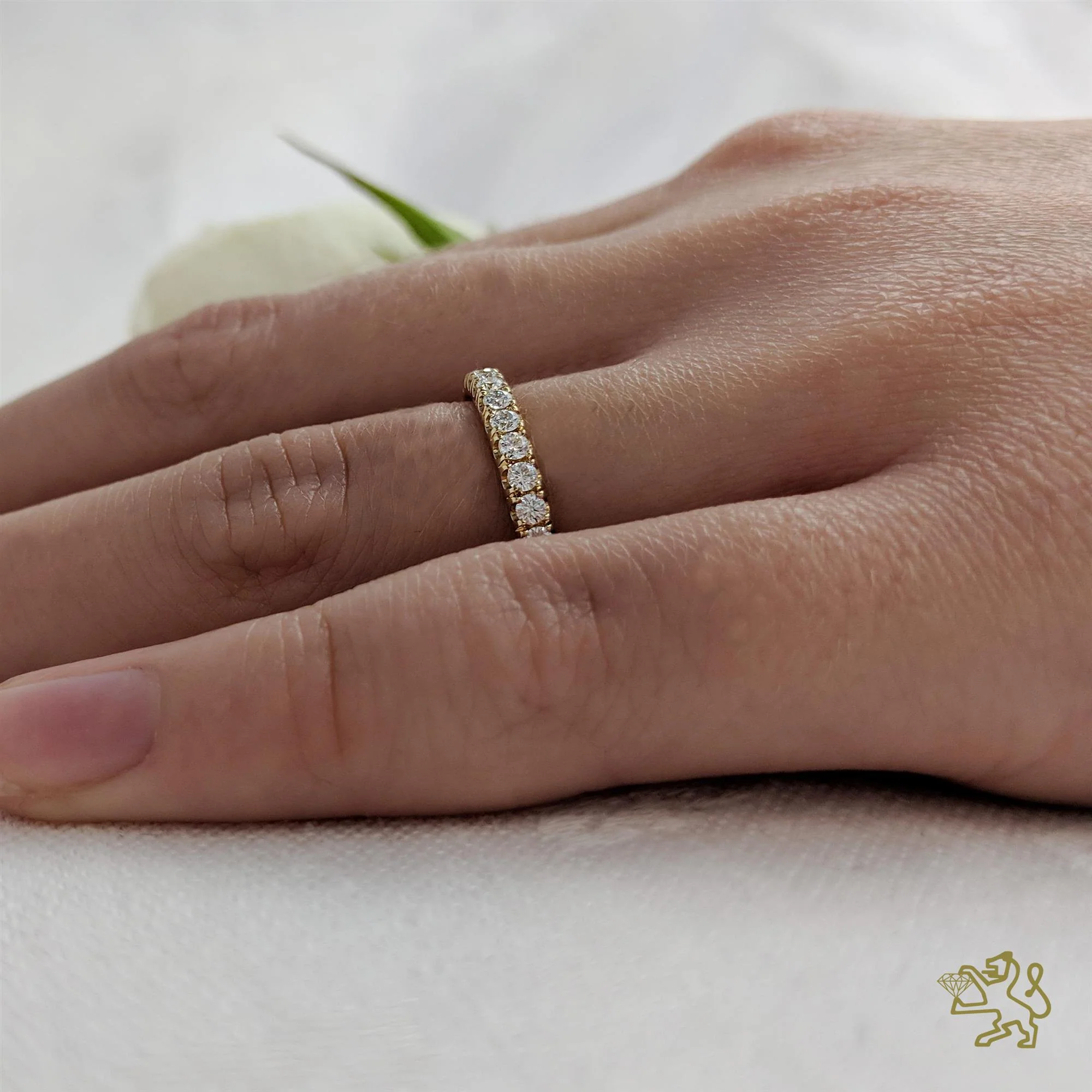 Skye Eternity Bridal 0.33ct Diamond 18ct Rose Gold Eternity Ring - Image 2