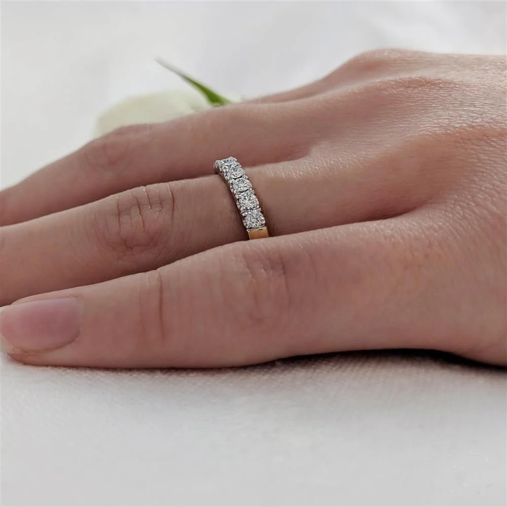 Skye Eternity Bridal 0.53ct Diamond 18ct Yellow Gold Eternity Ring - Image 2