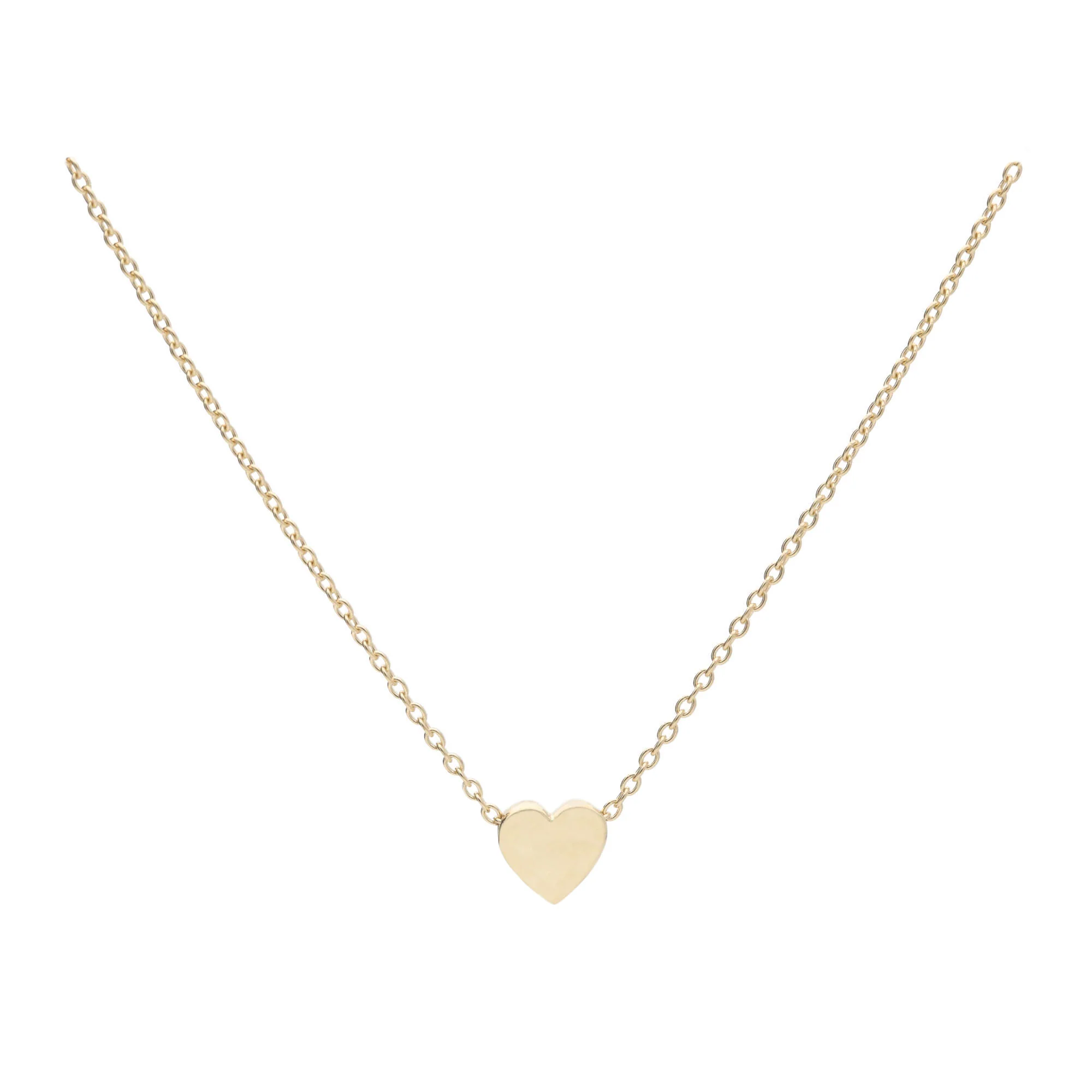 Small Heart 9ct Yellow Gold Necklace