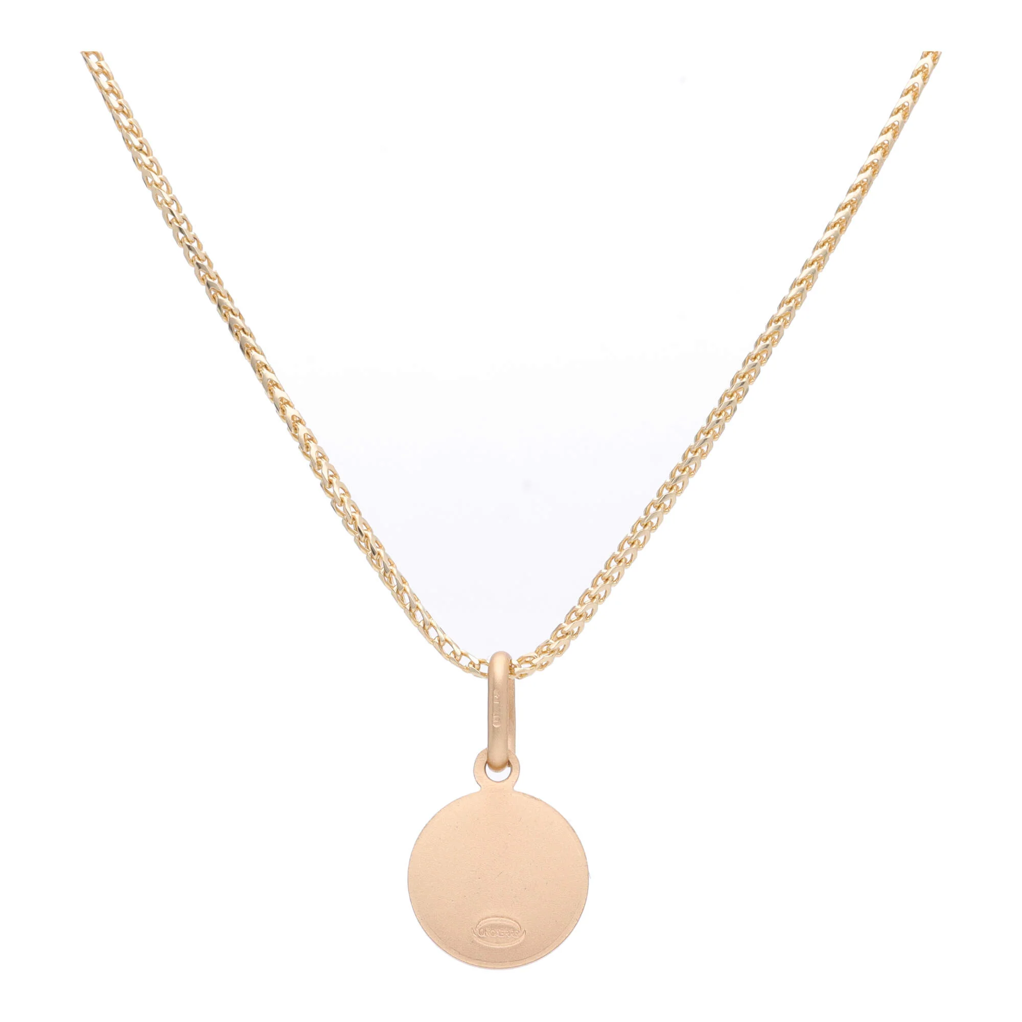 St Christopher 10mm 9ct Yellow Gold Pendant - Image 2