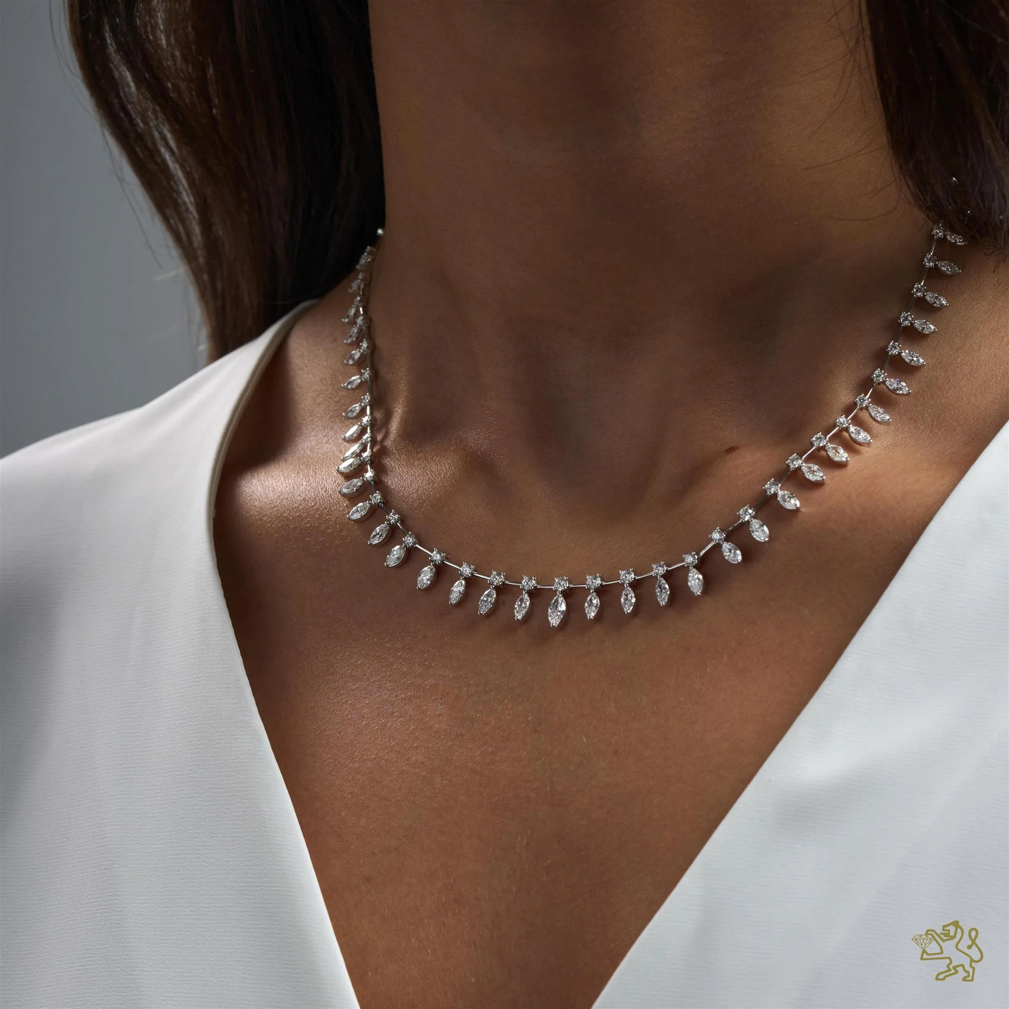 Starlight 6.00ct Diamond Platinum Necklace - Image 2