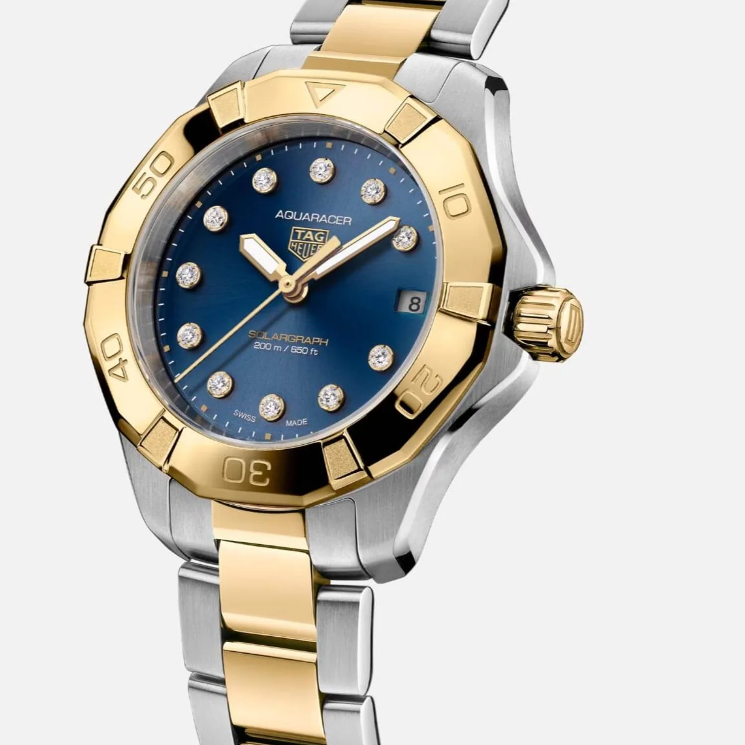 TAG Heuer Aquaracer Professional 200 34mm Solargraph Watch WBP1323.BB0004 - Image 5