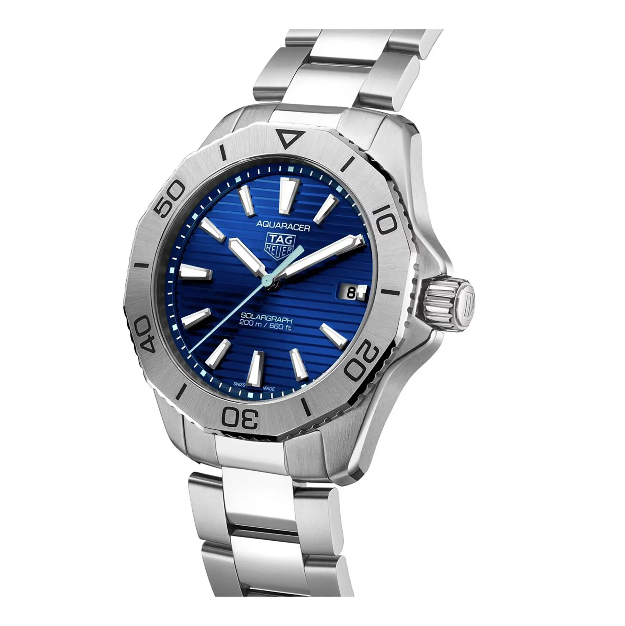 TAG Heuer Aquaracer Professional 40mm 200m Solargraph Quartz Watch WBP1113.BA0000 - Image 2