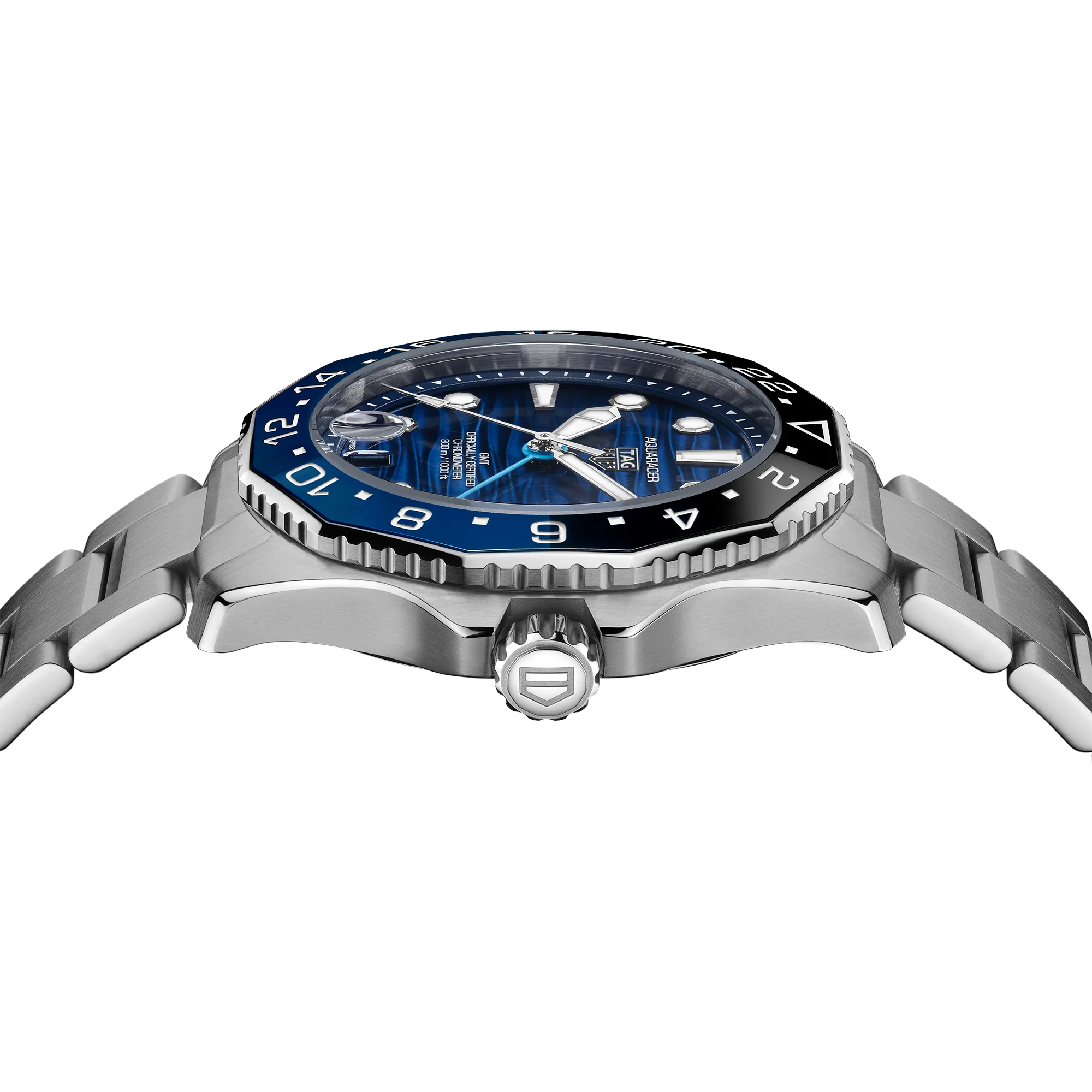 TAG Heuer Aquaracer Professional 300 GMT 42mm Automatic Watch WBP5114.BA0013 - Image 3