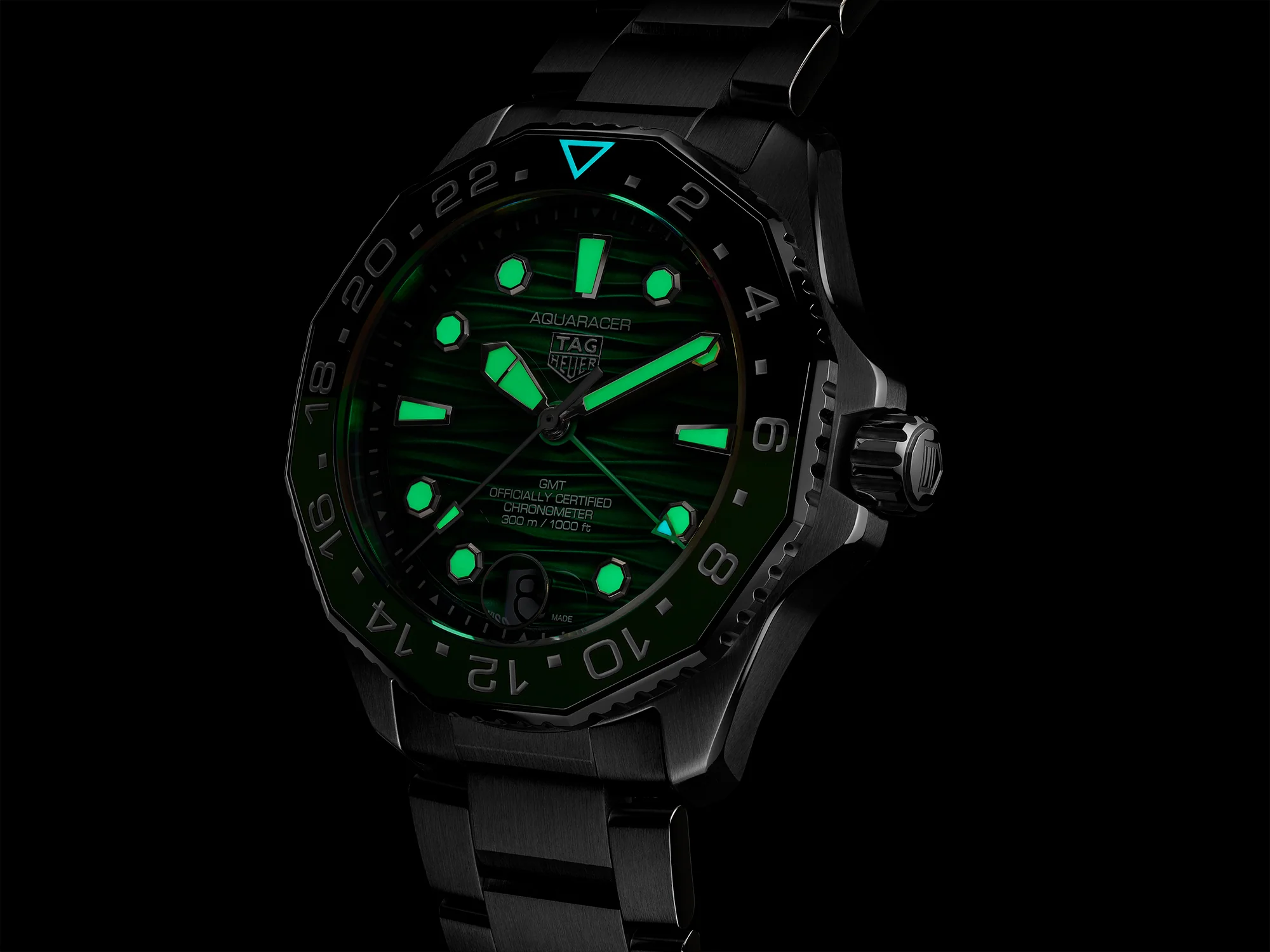 TAG Heuer Aquaracer Professional 300 GMT 42mm Automatic Watch WBP5115.BA0013 - Image 8