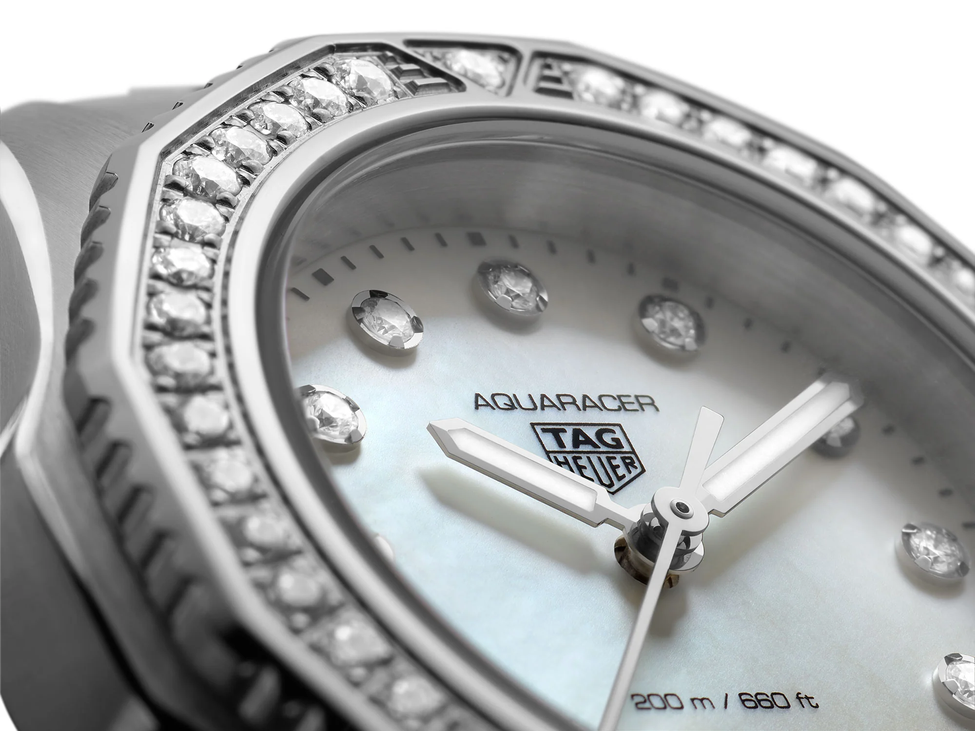 TAG Heuer Aquaracer Professional 30mm 200m Diamond Set Quartz Watch WBP1417.BA0622 - Image 4