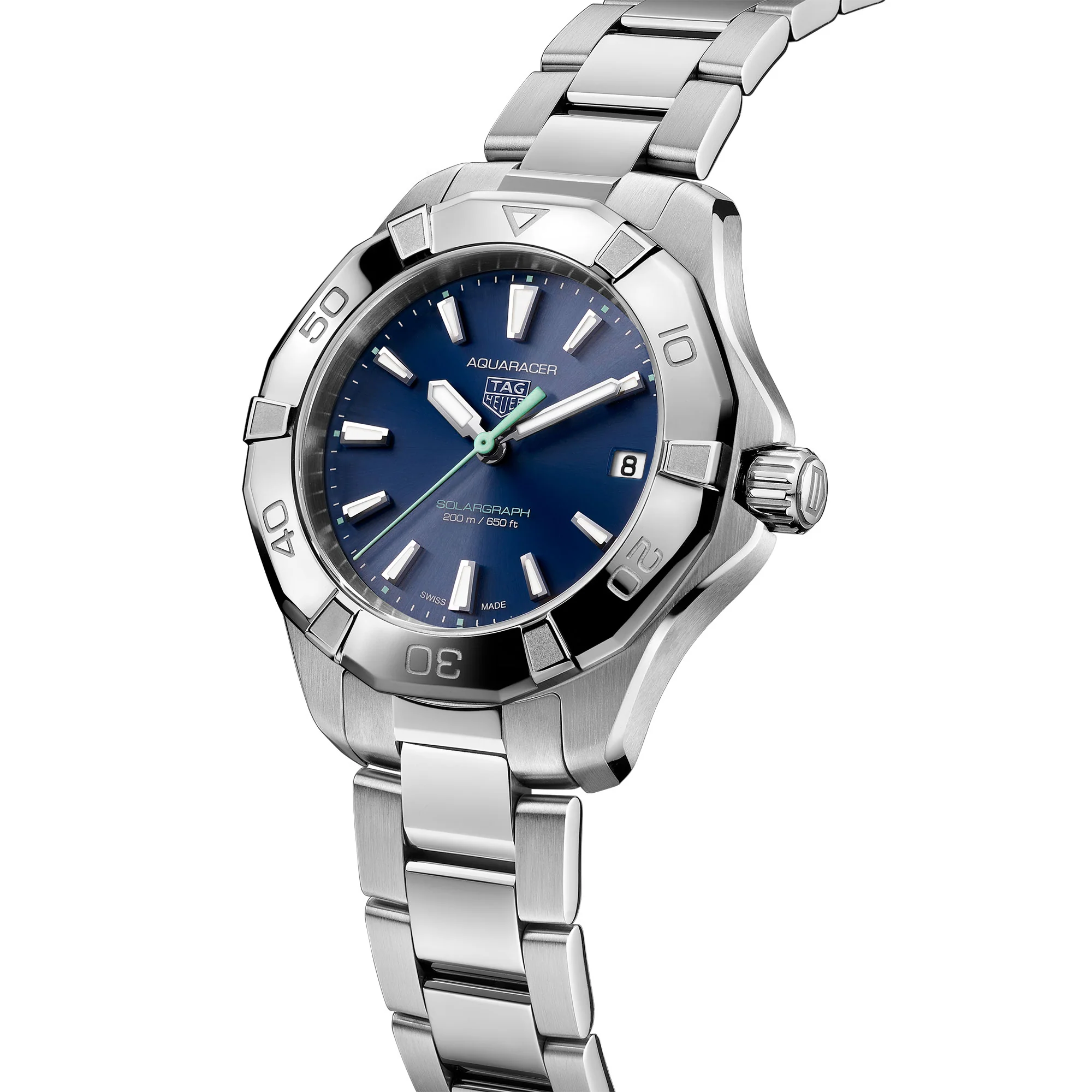 TAG Heuer Aquaracer Professional 34mm 200m Solargraph Quartz Watch WBP1311.BA0005 - Image 2