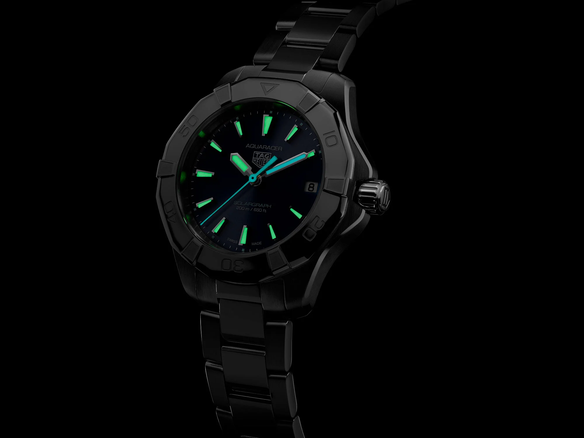 TAG Heuer Aquaracer Professional 34mm 200m Solargraph Quartz Watch WBP1311.BA0005 - Image 8