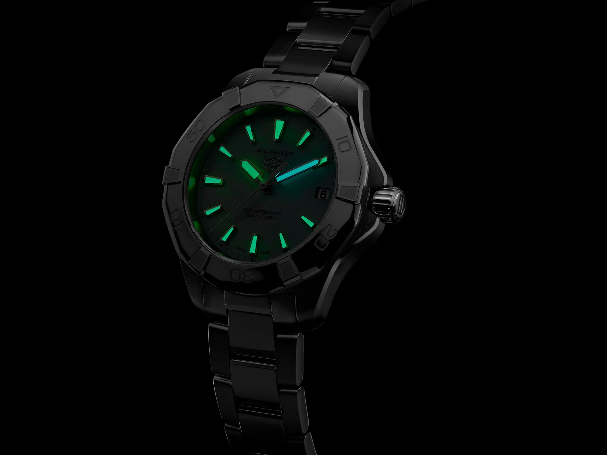 TAG Heuer Aquaracer Professional 34mm 200m Solargraph Quartz Watch WBP1312.BA0005 - Image 8
