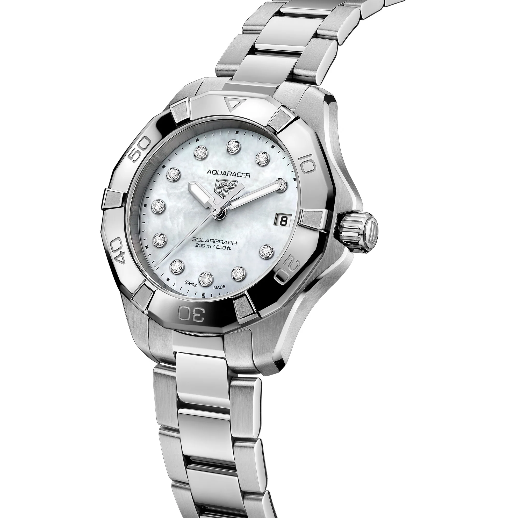 TAG Heuer Aquaracer Professional 34mm 200m Solargraph Quartz Watch WBP1313.BA0005 - Image 2