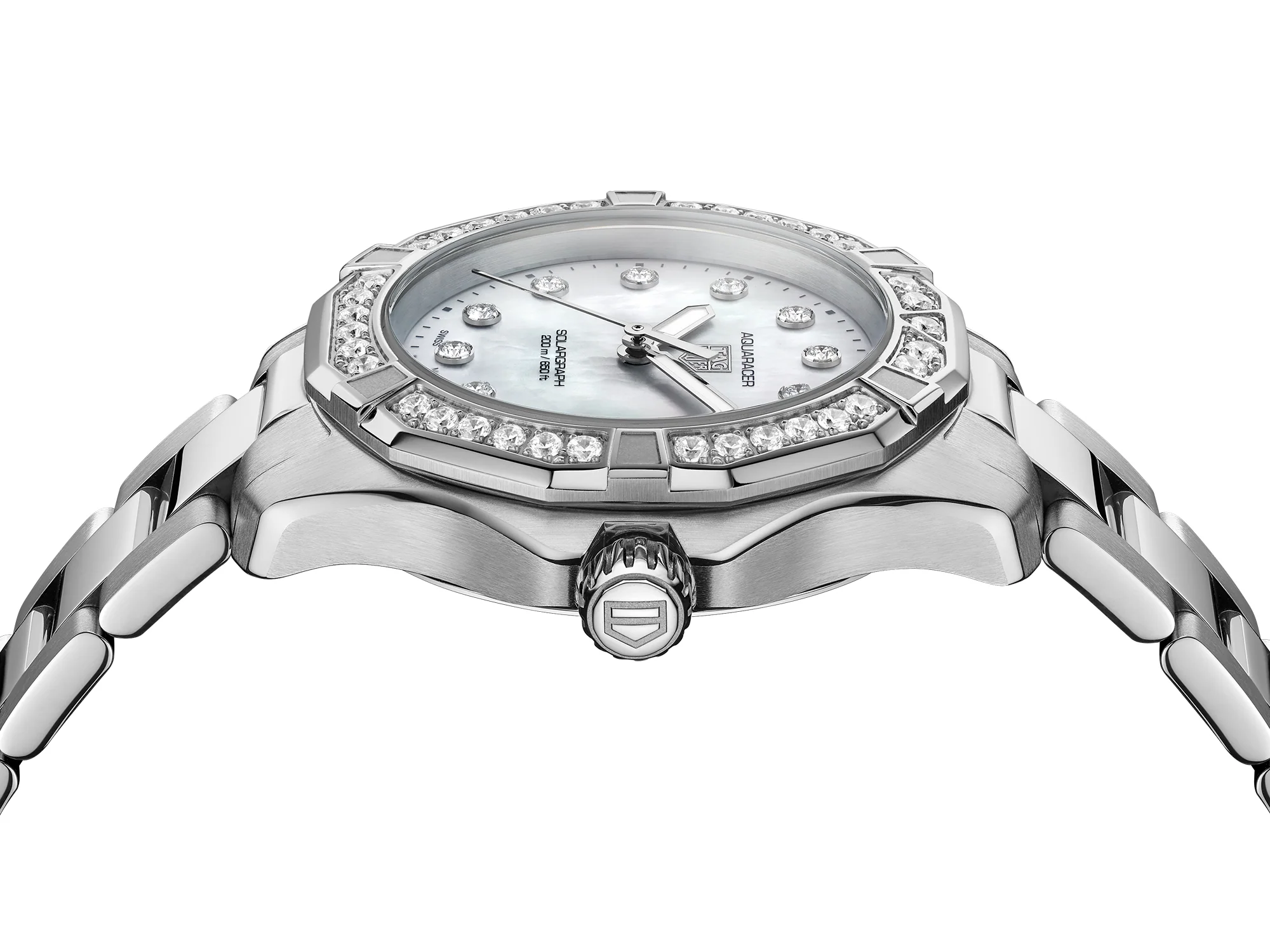 TAG Heuer Aquaracer Professional 34mm 200m Solargraph Quartz Watch WBP1314.BA0005 - Image 3