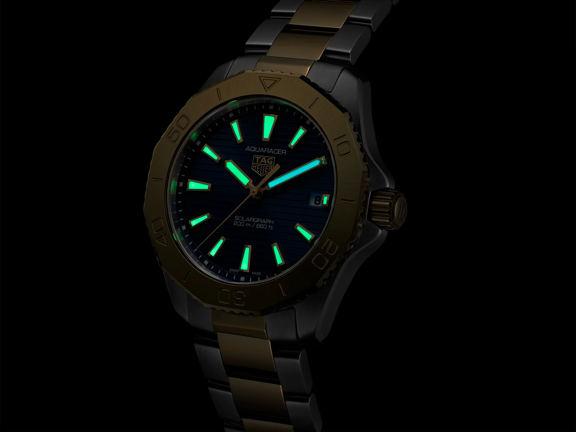 TAG Heuer Aquaracer Professional 40mm 200m Solargraph Quartz Watch WBP1120.BB0002 - Image 7