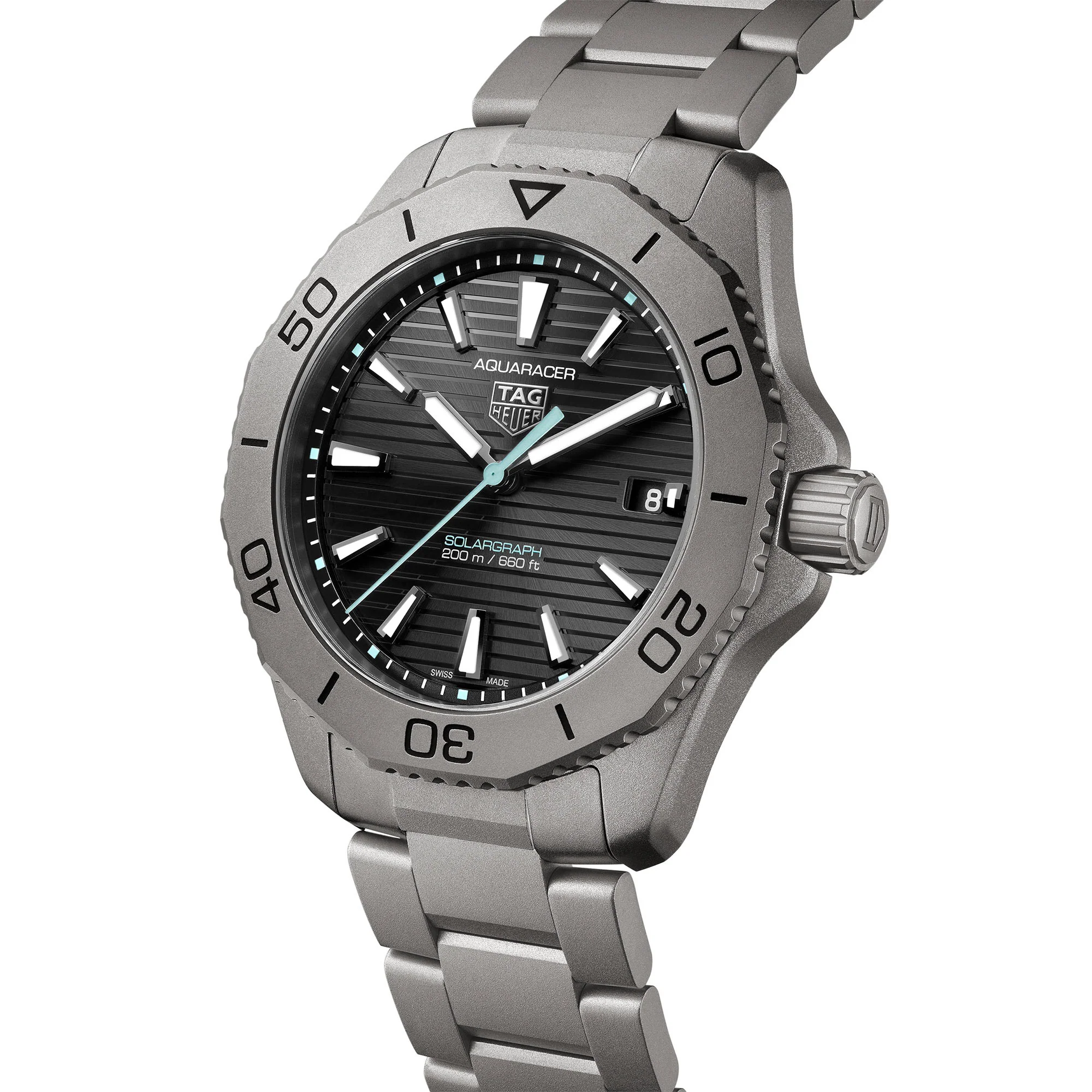 TAG Heuer Aquaracer Professional 40mm 200m Solargraph Quartz Watch WBP1180.BF0000 - Image 2