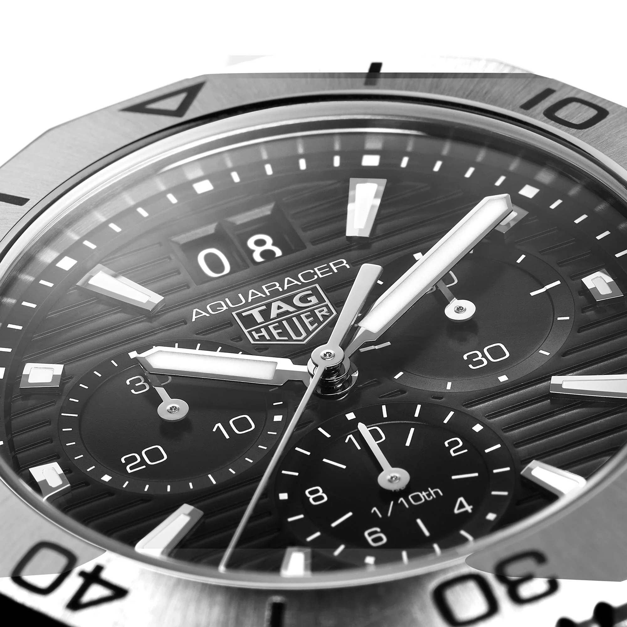 TAG Heuer Aquaracer Professional 40mm 200m Solargraph Quartz Watch WBP1180.BF0000 - Image 4