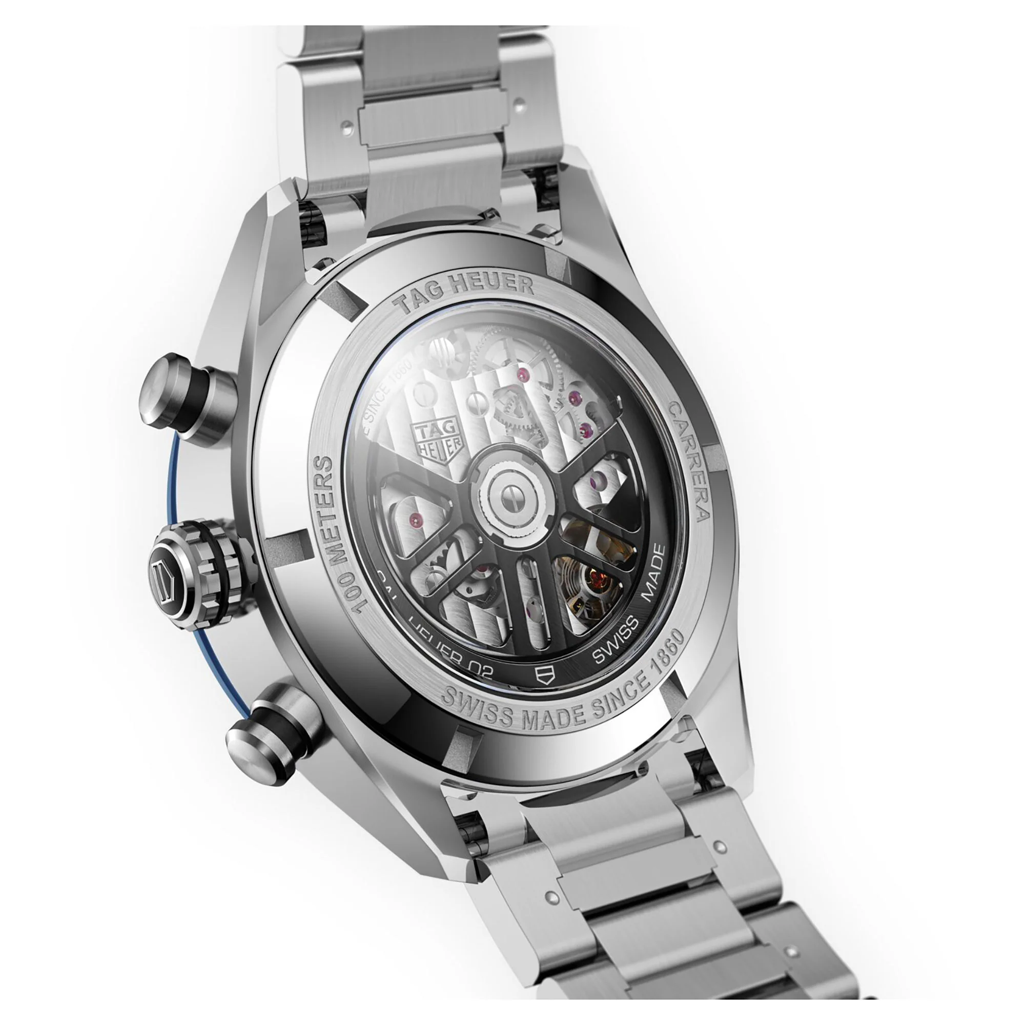 TAG Heuer Carrera 44mm 100m Chronograph Automatic Watch CBN2A1A.BA0643 - Image 2