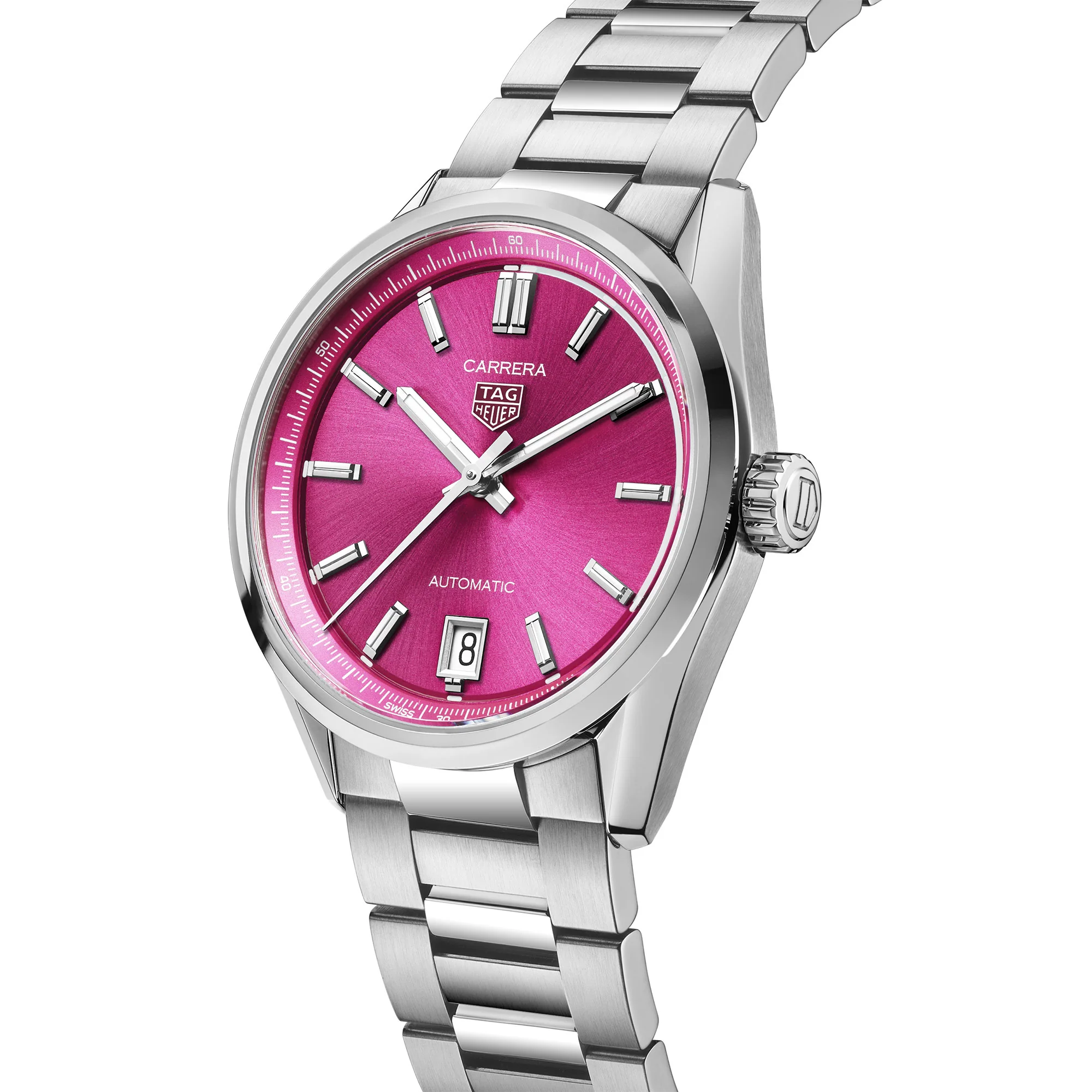 TAG Heuer Carrera Date 36mm 50m Automatic Watch WBN2313.BA0001 - Image 2