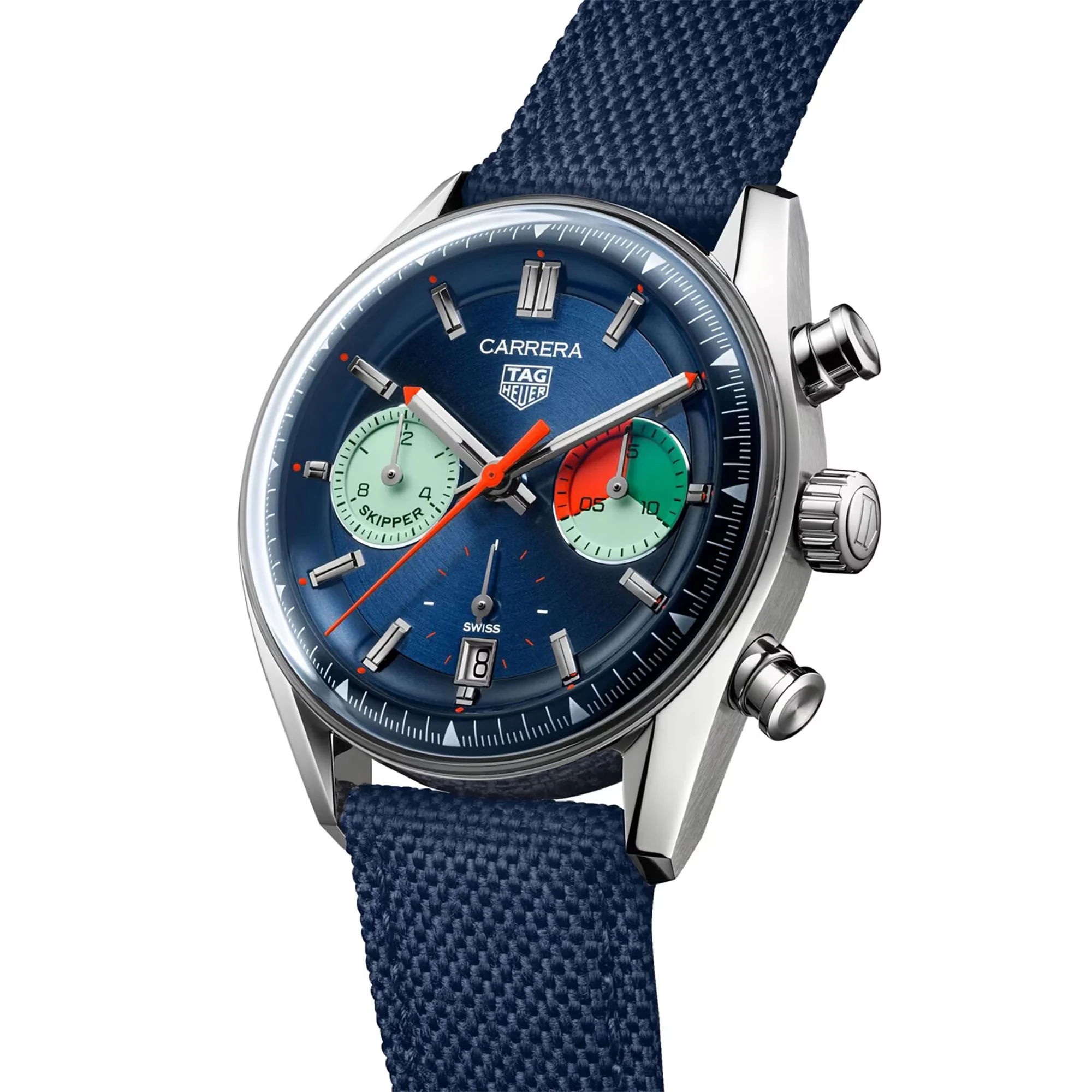 TAG Heuer Carrera Skipper 39mm 100m Chronograph Automatic Watch CBS2213.FN6002 - Image 2