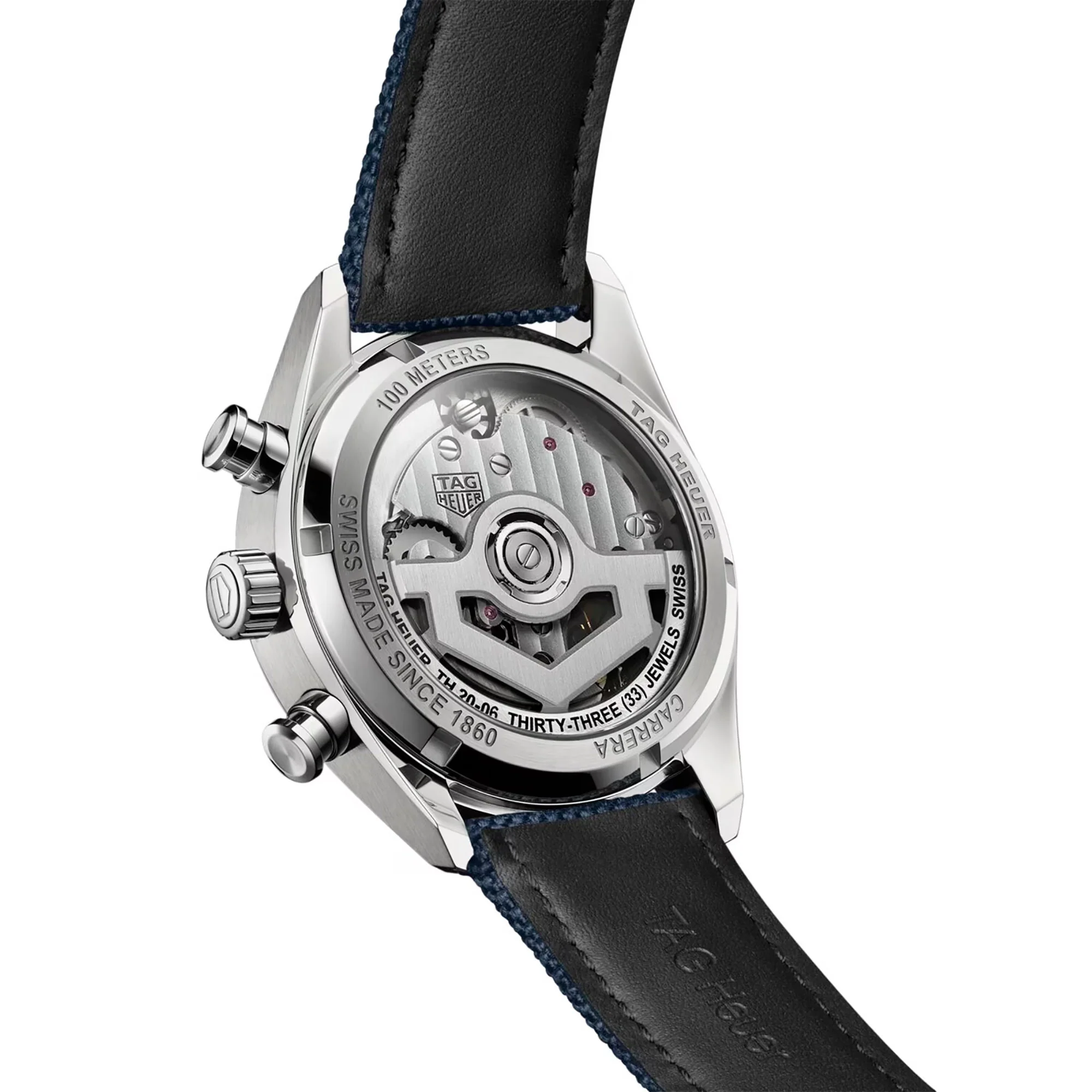 TAG Heuer Carrera Skipper 39mm 100m Chronograph Automatic Watch CBS2213.FN6002 - Image 5