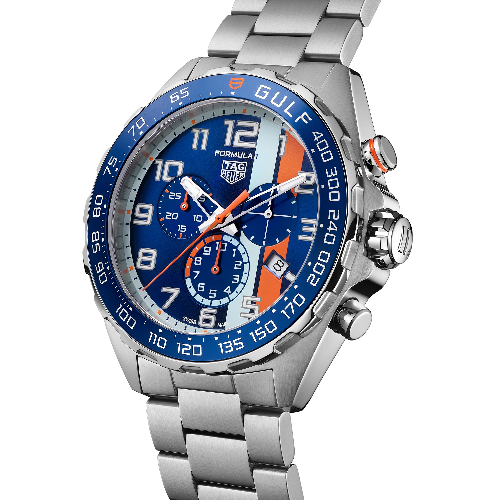 TAG Heuer Formula 1 x Gulf 43mm 200m Chronograph Quartz Watch CAZ101AT.BA0842 - Image 2