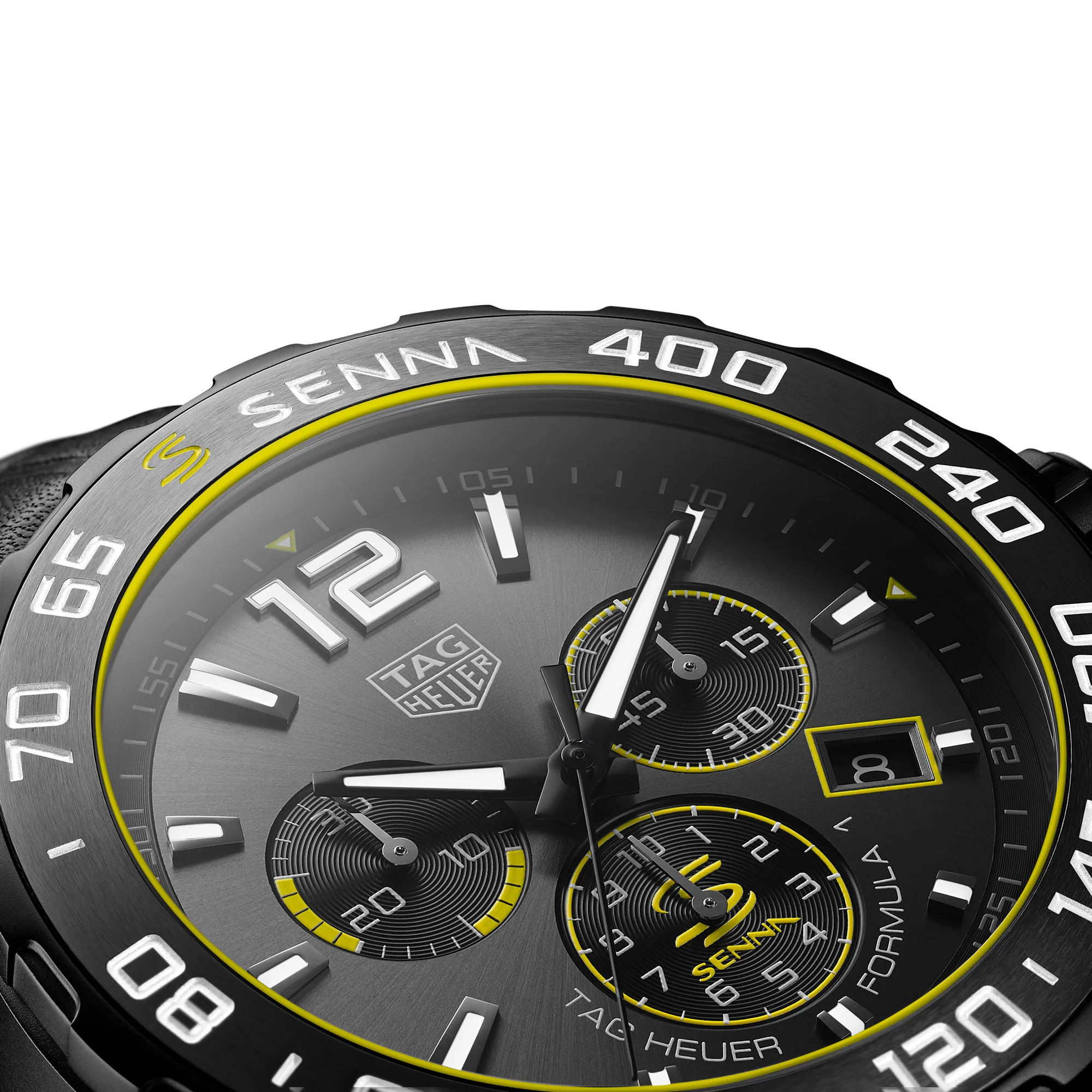 TAG Heuer Formula 1 x Senna 43mm 200m Special Edition Chronograph Quartz Watch CAZ101AJ.FC6487 - Image 4