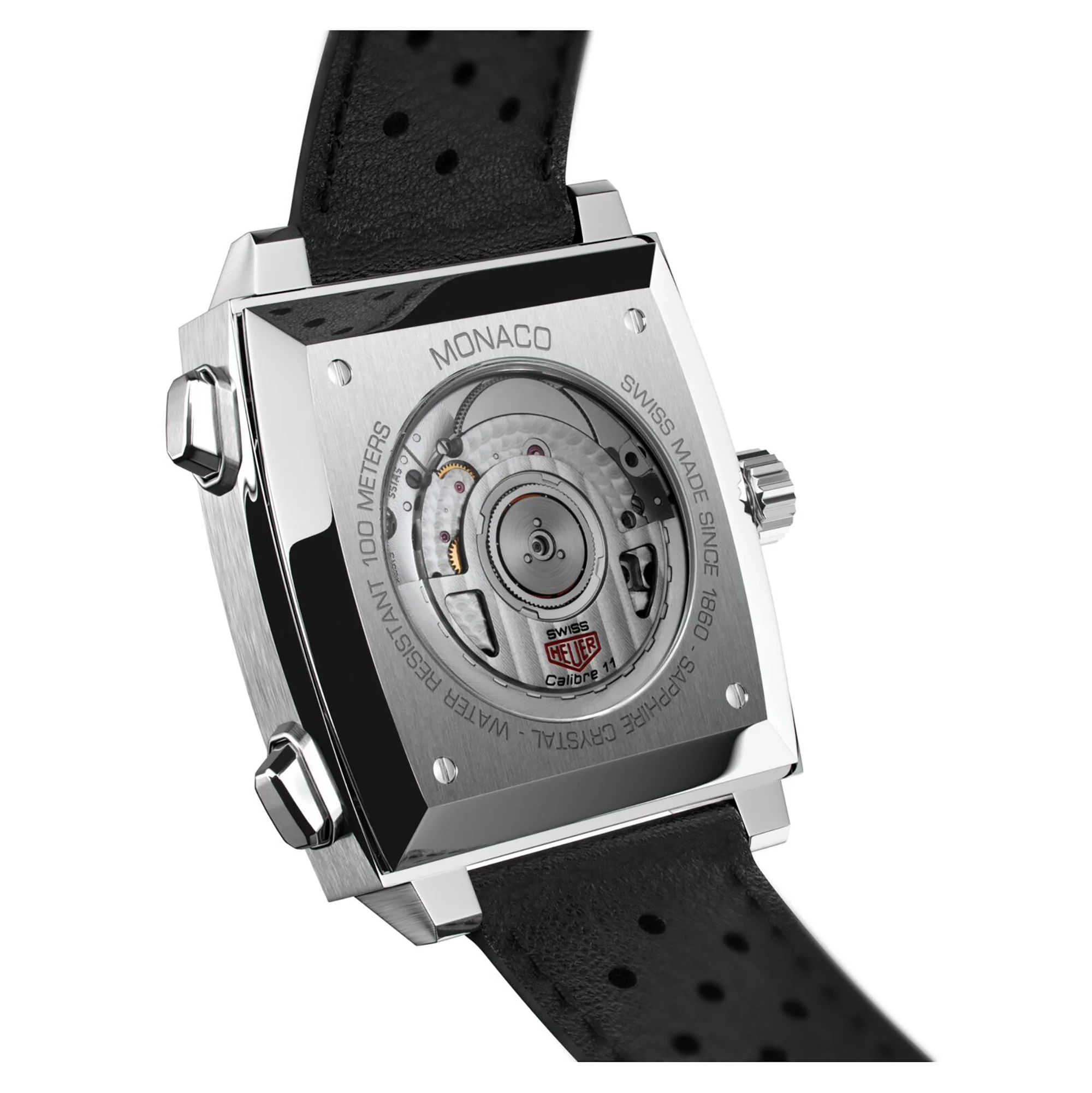 TAG Heuer Monaco 39mm 100m Automatic Chronograph Watch CAW211P.FC6356 - Image 2