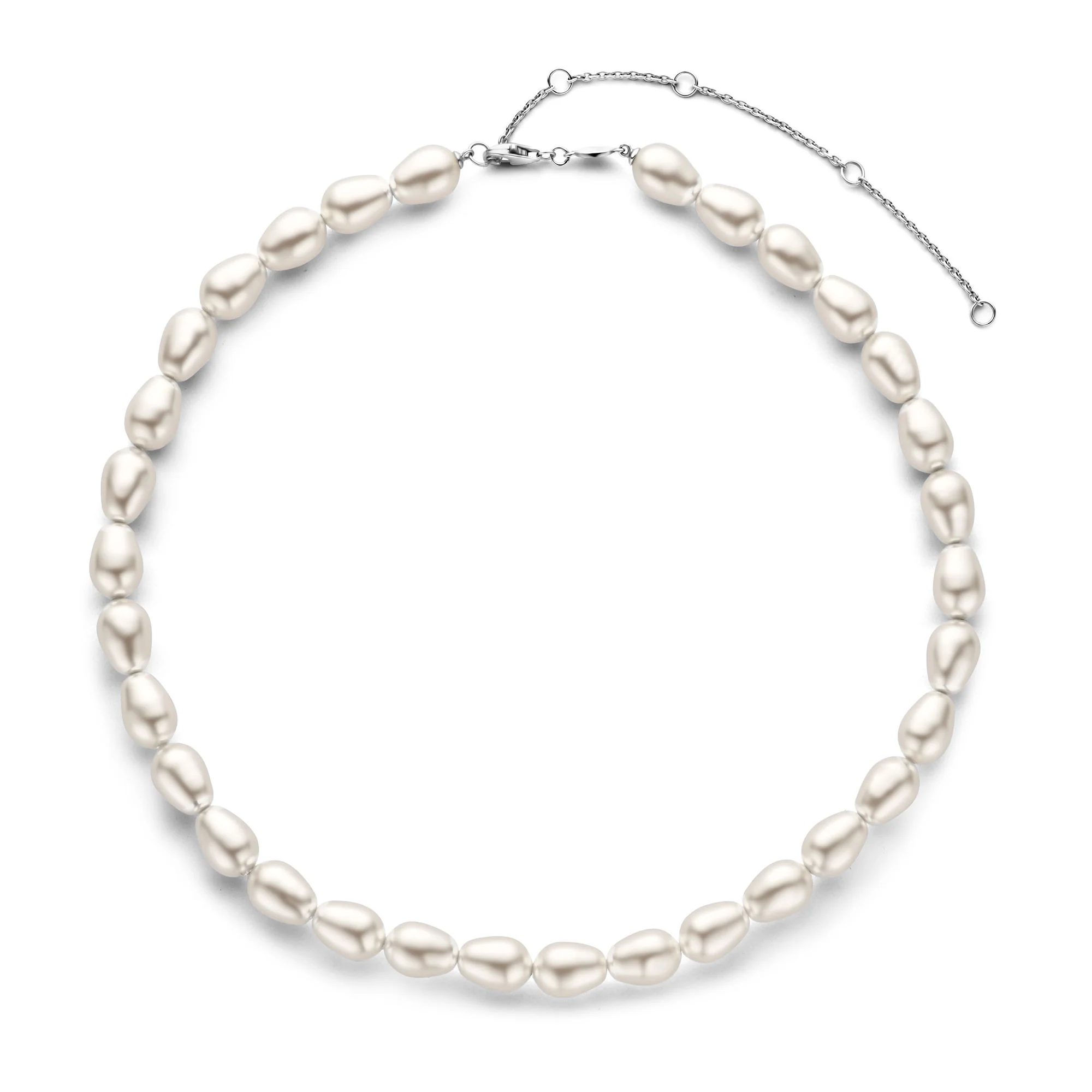 Ti Sento Baroque Pearl White Necklace 3994PW - Image 3