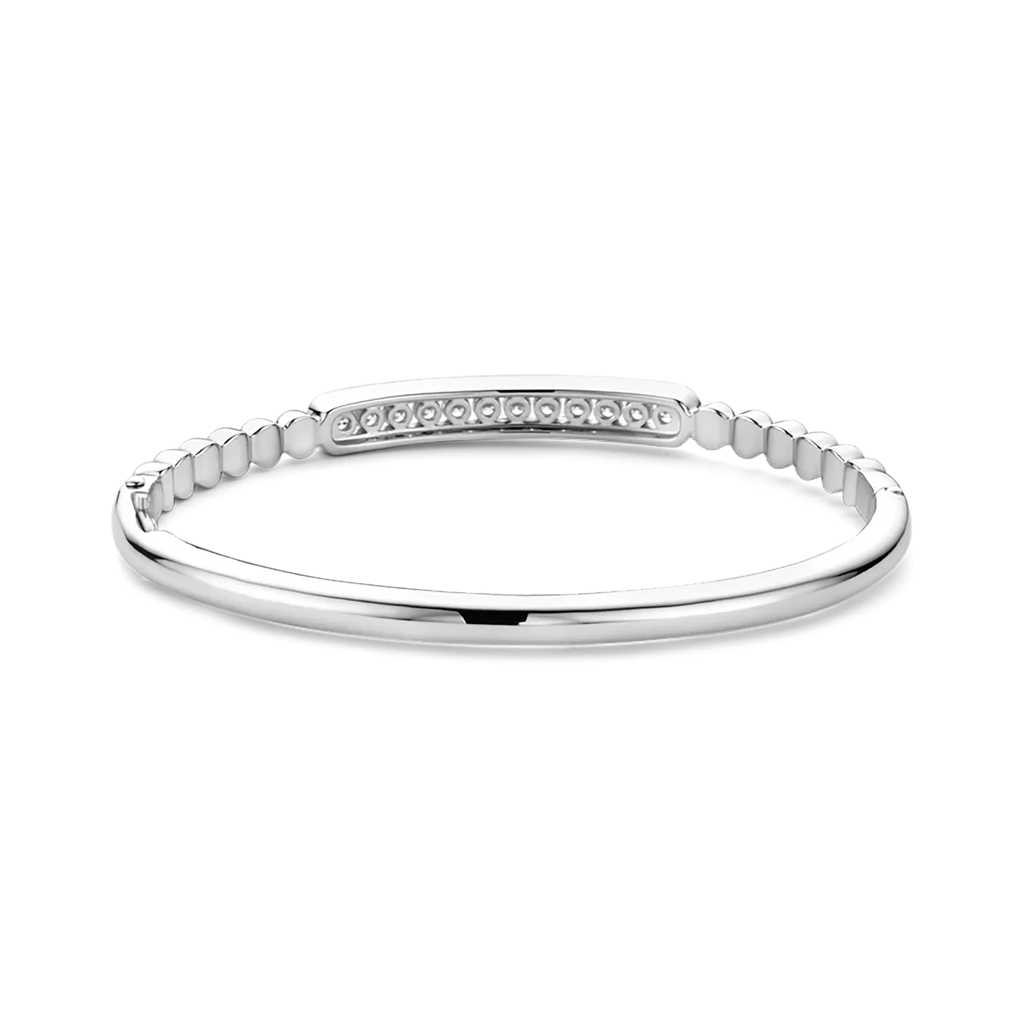 Ti Sento Cubic Zirconia Bar Bangle 23044ZI - Image 3